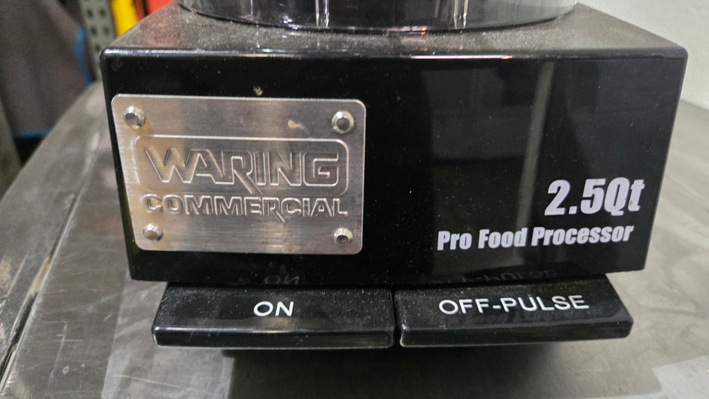 Waring Commercial WFP11S Food Processor, Pro Countertop 2.5 Quart Capacity On-Off Pulse Controls