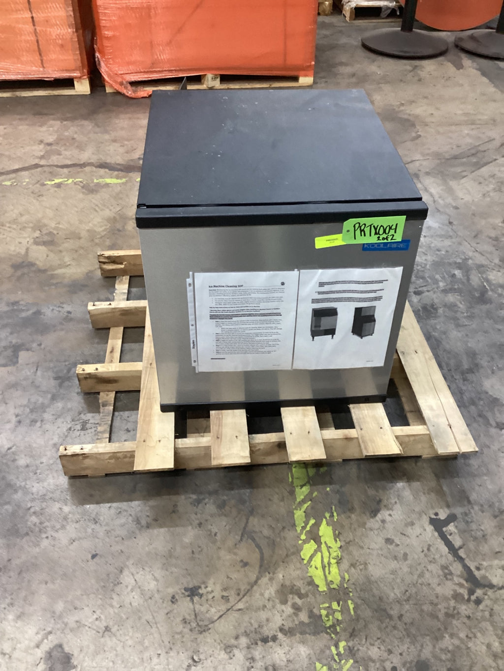 Koolaire KDT0420A/K420 440 Lb KDT Series Full Cube Ice Machine W/ Bin