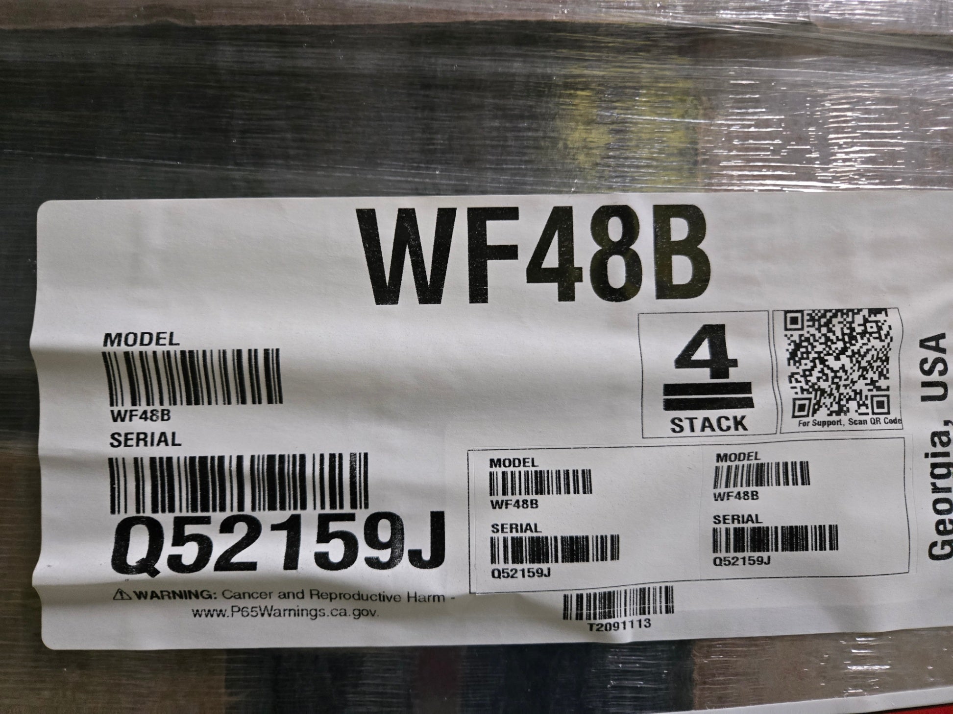 New Hoshizaki Steelheart B Series WF48B 48" Worktop Freezer