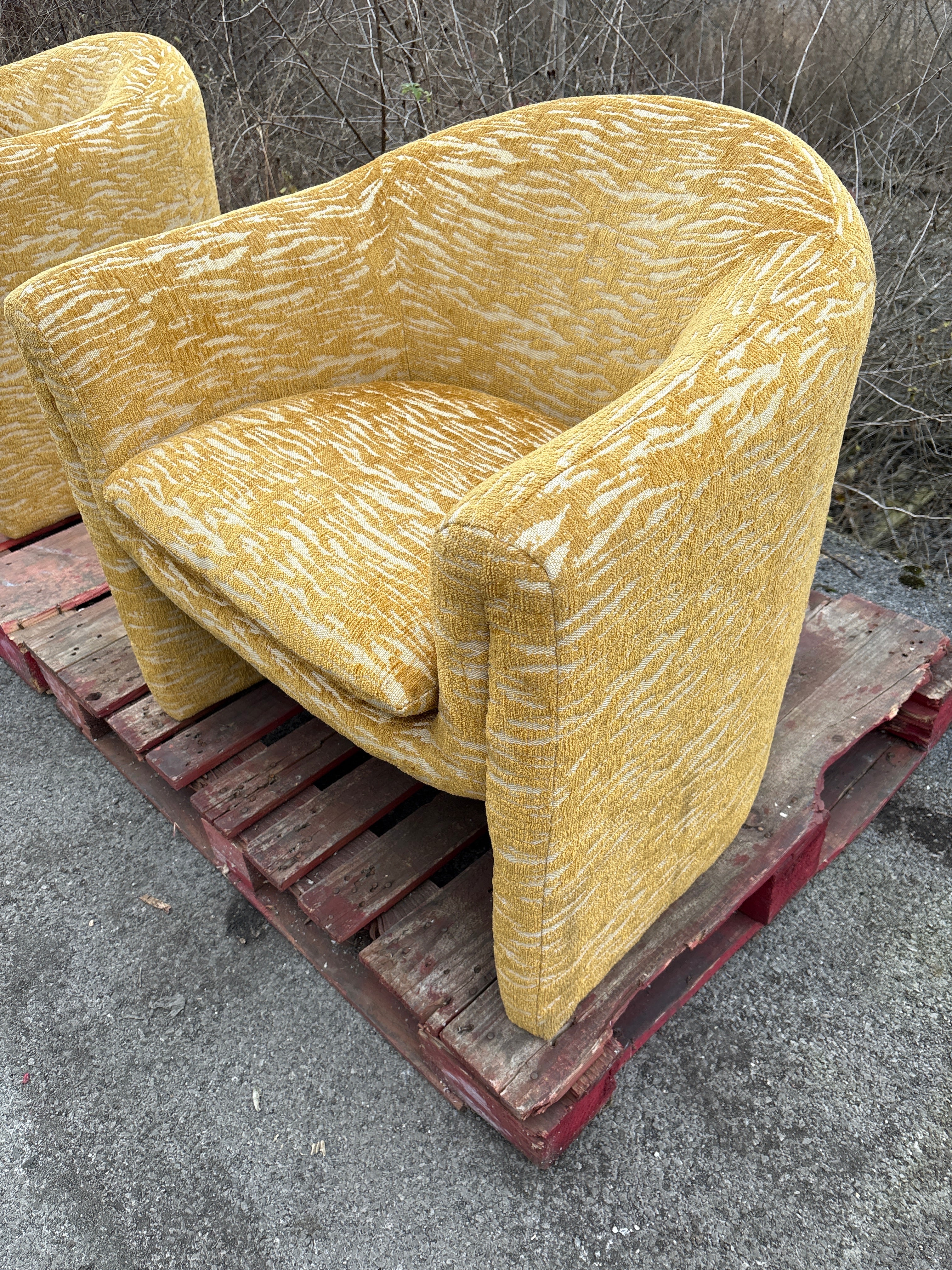 Upholstered Chair with Removable Seat Cushion - Lot of 2