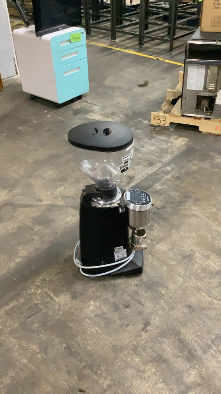 Mazzer MAJOR V elect Coffee Grinder, Electronic With Bean Hopper Digital Display