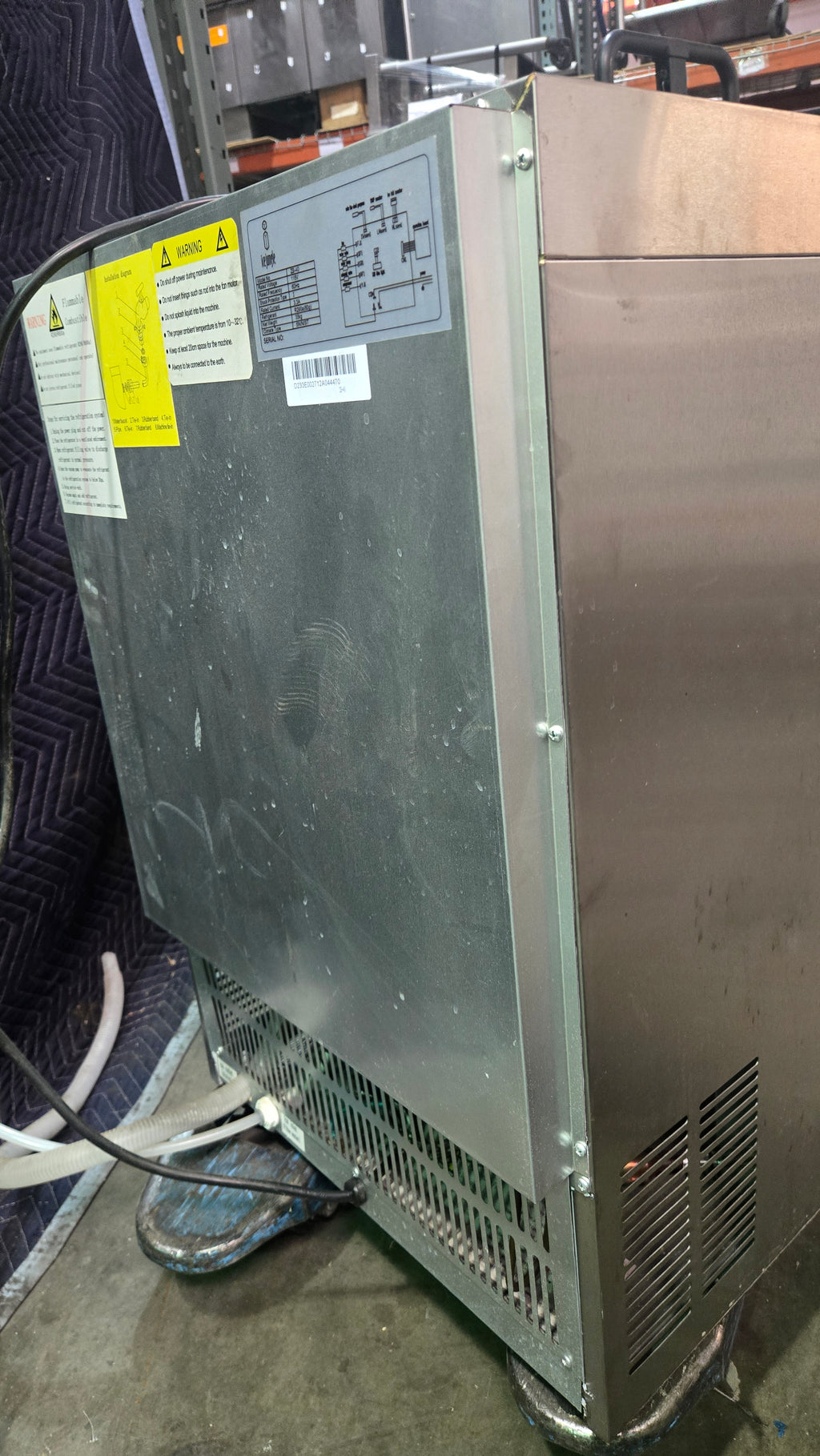 icejungle ZB-40 Ice Machine, Countertop Digital Control Panel Square Ice