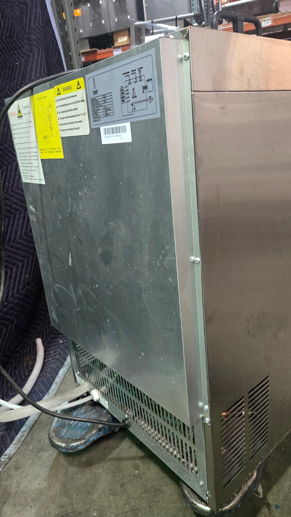 icejungle ZB-40 Ice Machine, Countertop Digital Control Panel Square Ice