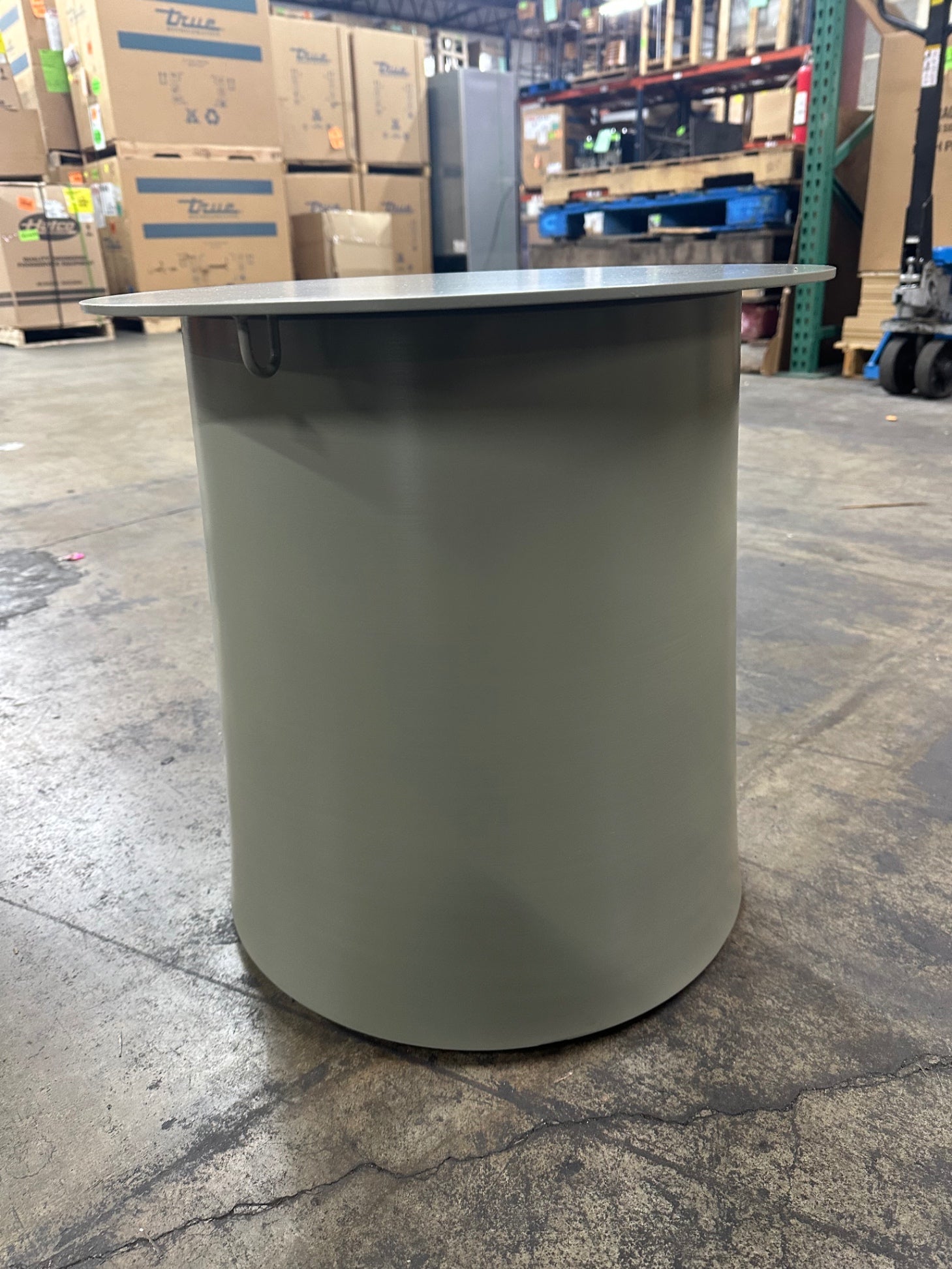 Coast To Coast Metal Side Table - Green Grey