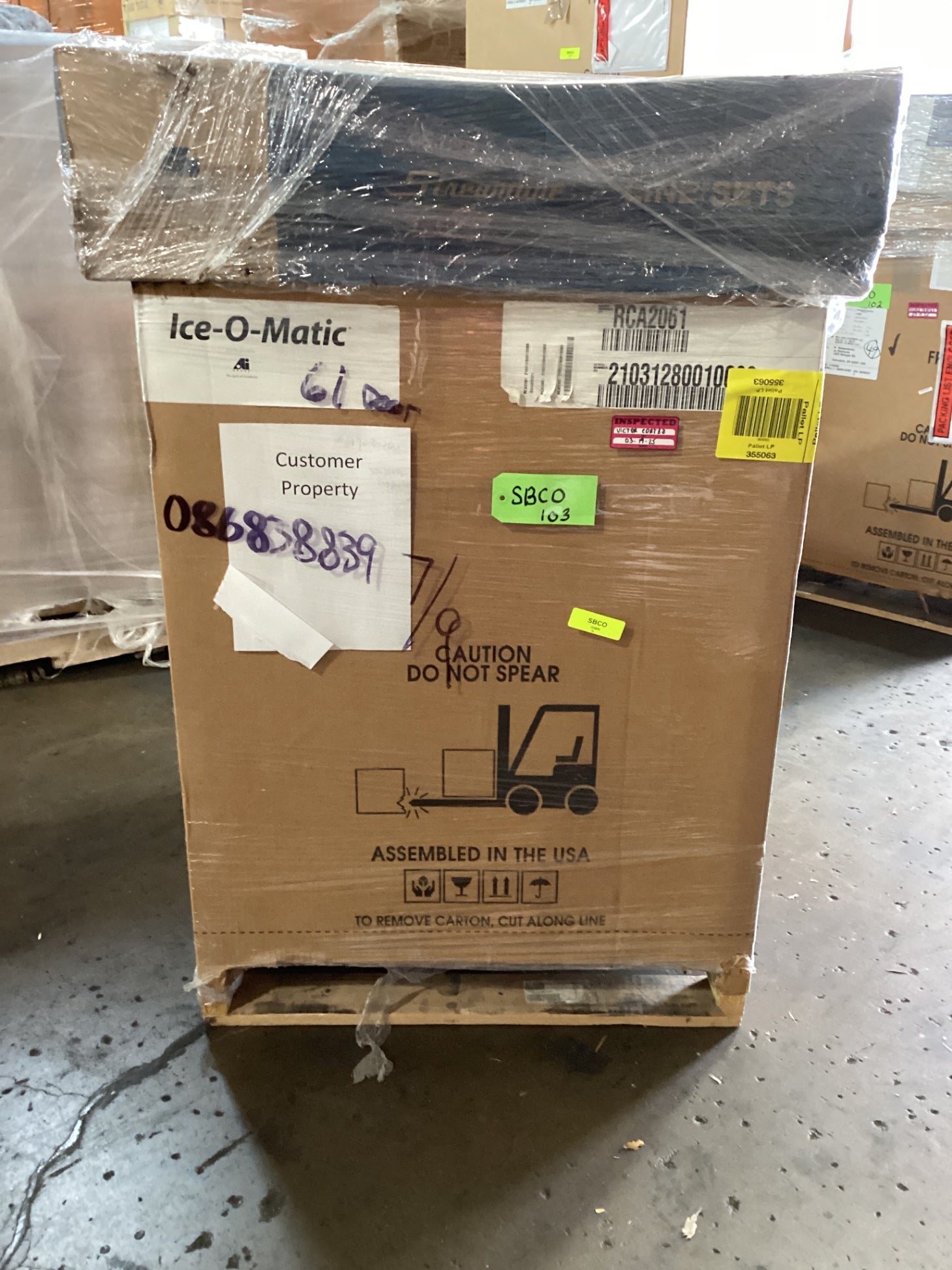 Ice-O-Matic RCA-2061 Air-Cooled Remote Ice Machine Compressor, 208 230v Along & Pre-Charged 40' Remote Condenser Tubing Kit Included