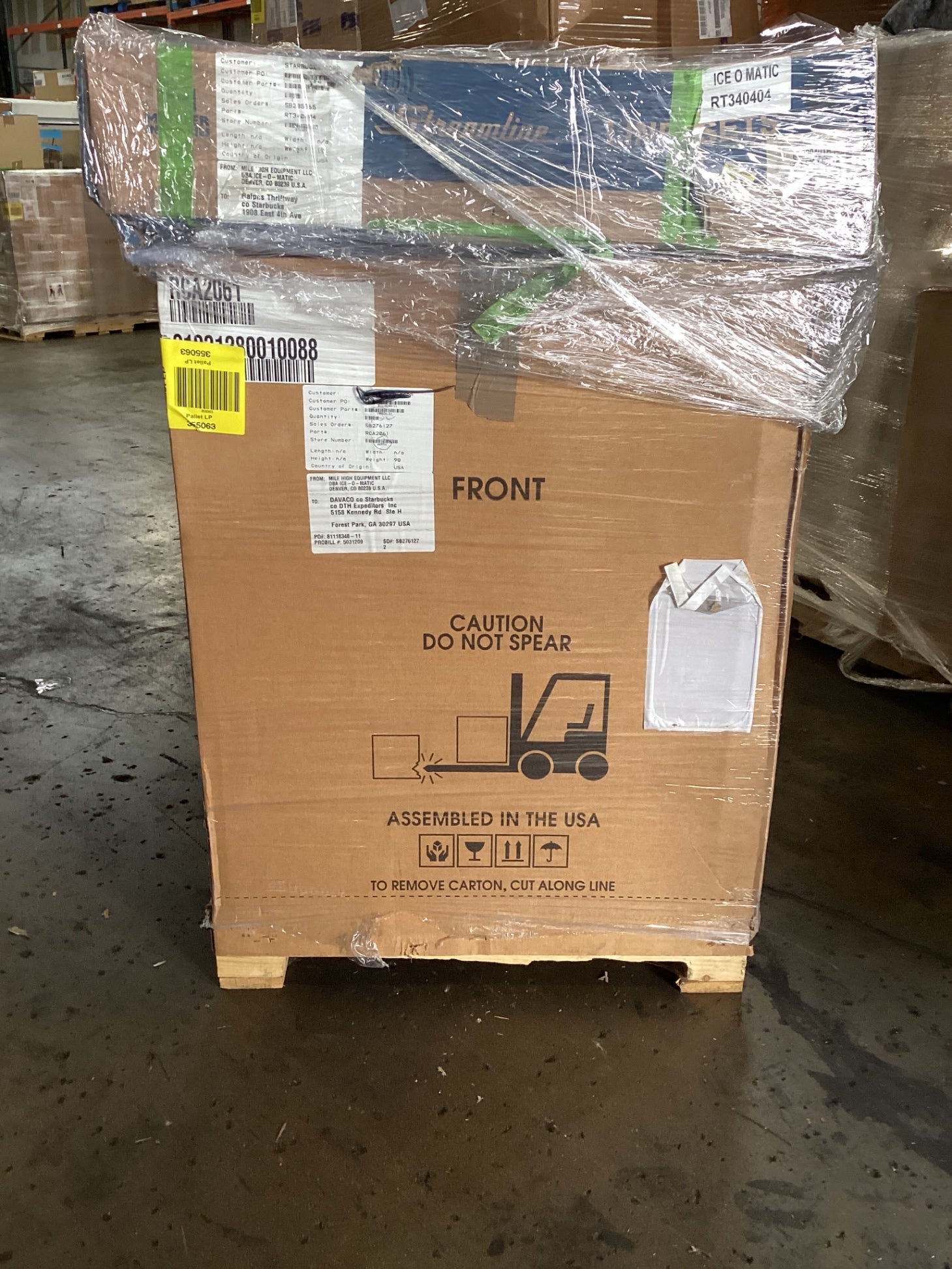 Ice-O-Matic RCA-2061 Air-Cooled Remote Ice Machine Compressor, 208 230v Along & Pre-Charged 40' Remote Condenser Tubing Kit Included