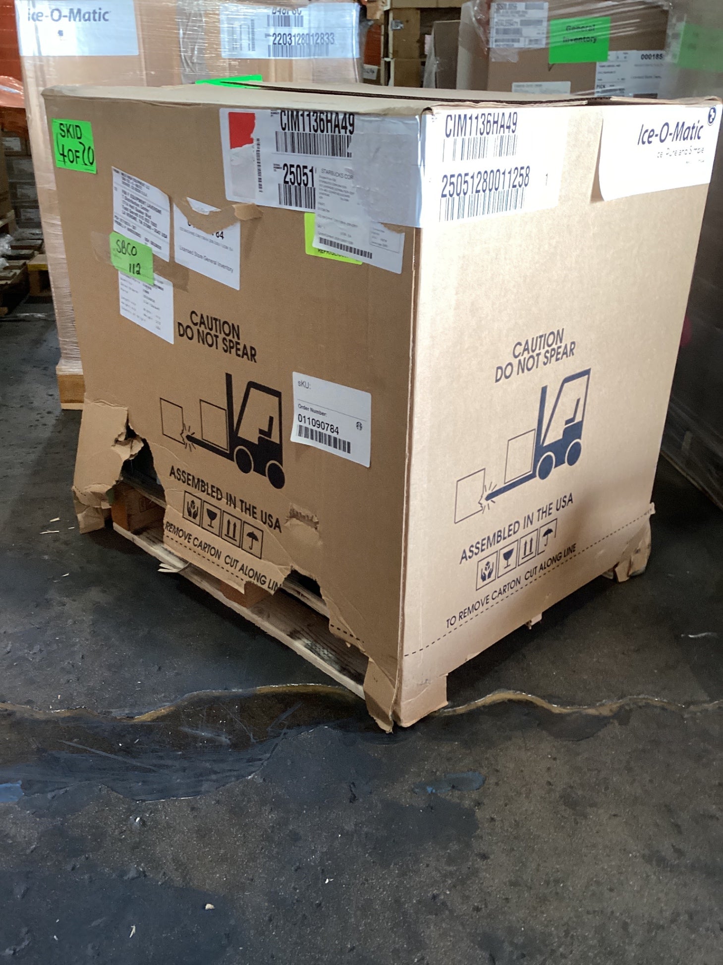Ice-O-Matic CIM1136HA49 Elevation Series™ Modular Cube Ice Maker In R449 Air-cooled