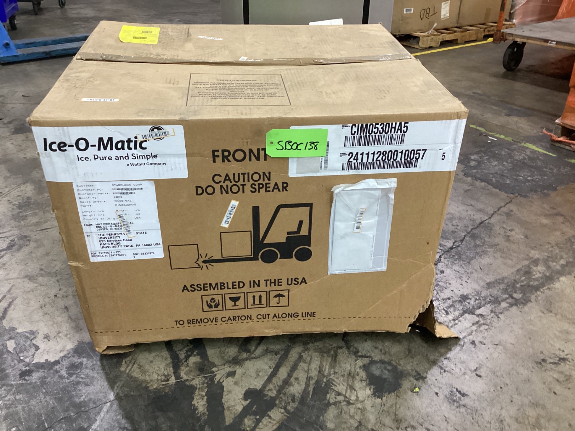 Ice-O- Matic CIM0530HA5 Elevation Series Cube Ice Maker
