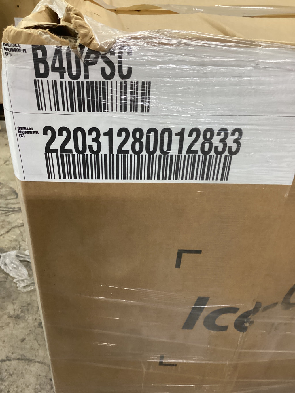 Ice-O-Matic B40PSC Ice Bin