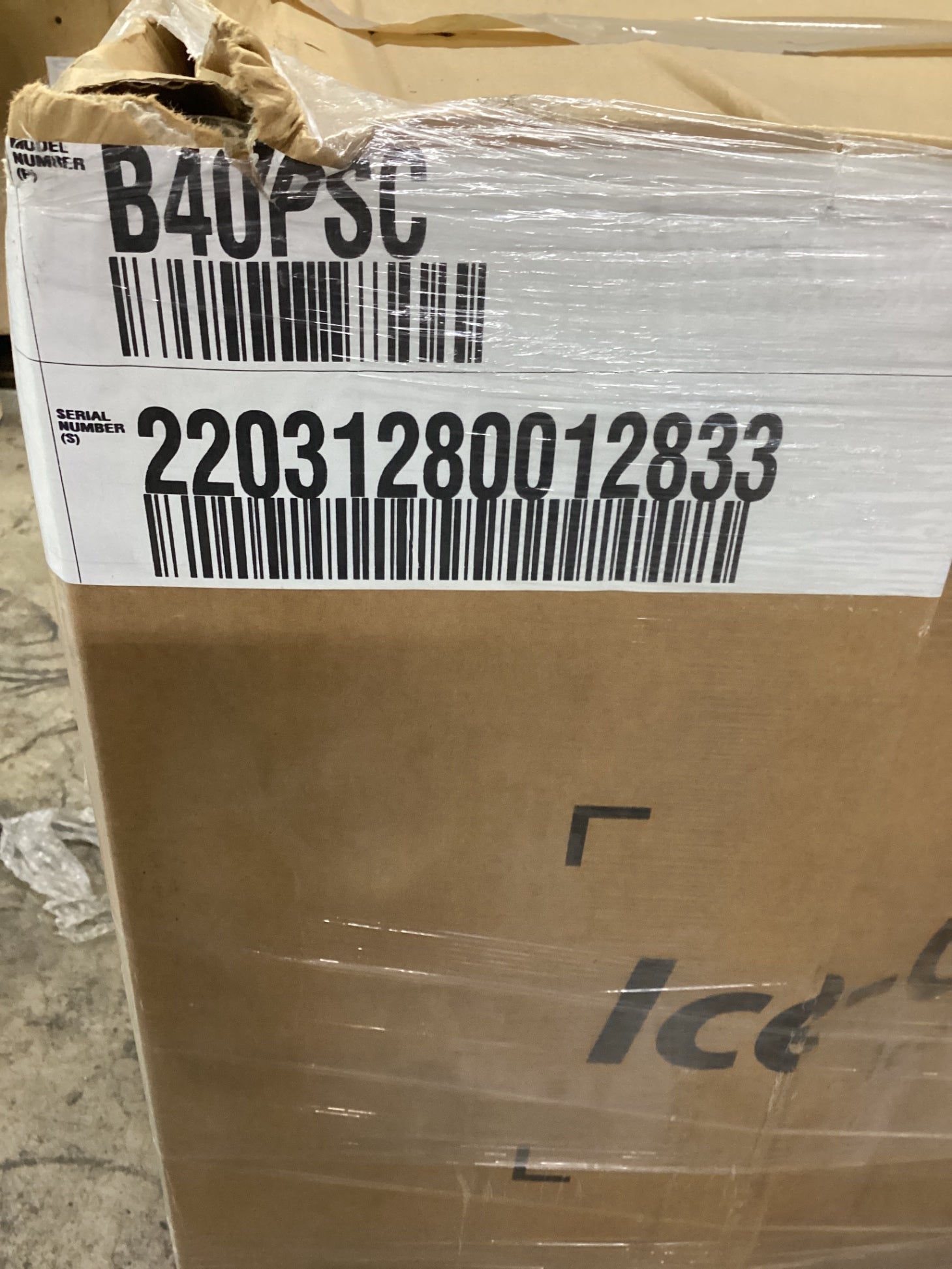 Ice-O-Matic B40PSC Ice Bin