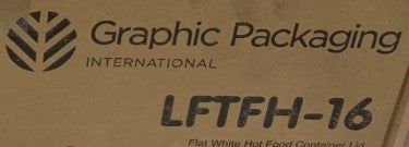 Graphic Packaging LFTFHE-16 Lid for 8-16oz Ecotainer