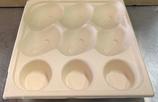 Kraft Tray Fiber Oyster 9.45 x 9.45