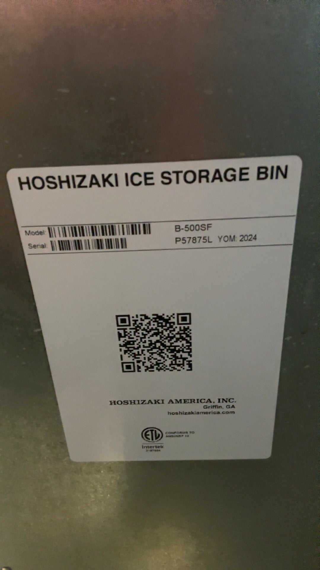 HOSHIZAKI B-500SF Ice Storage Bin