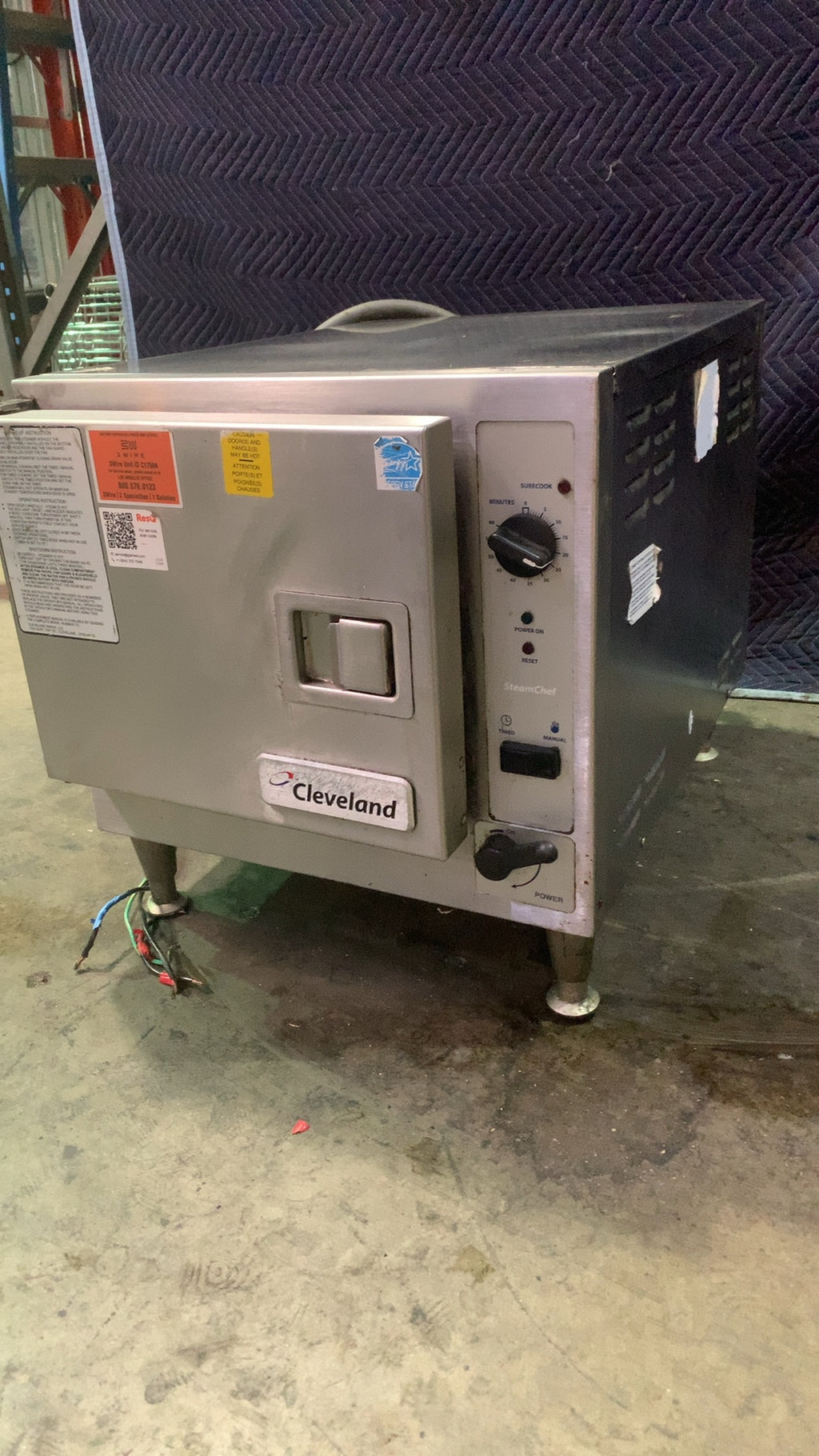 Cleveland 22CET3.1 Steamer, Countertop Electric 3 Phase