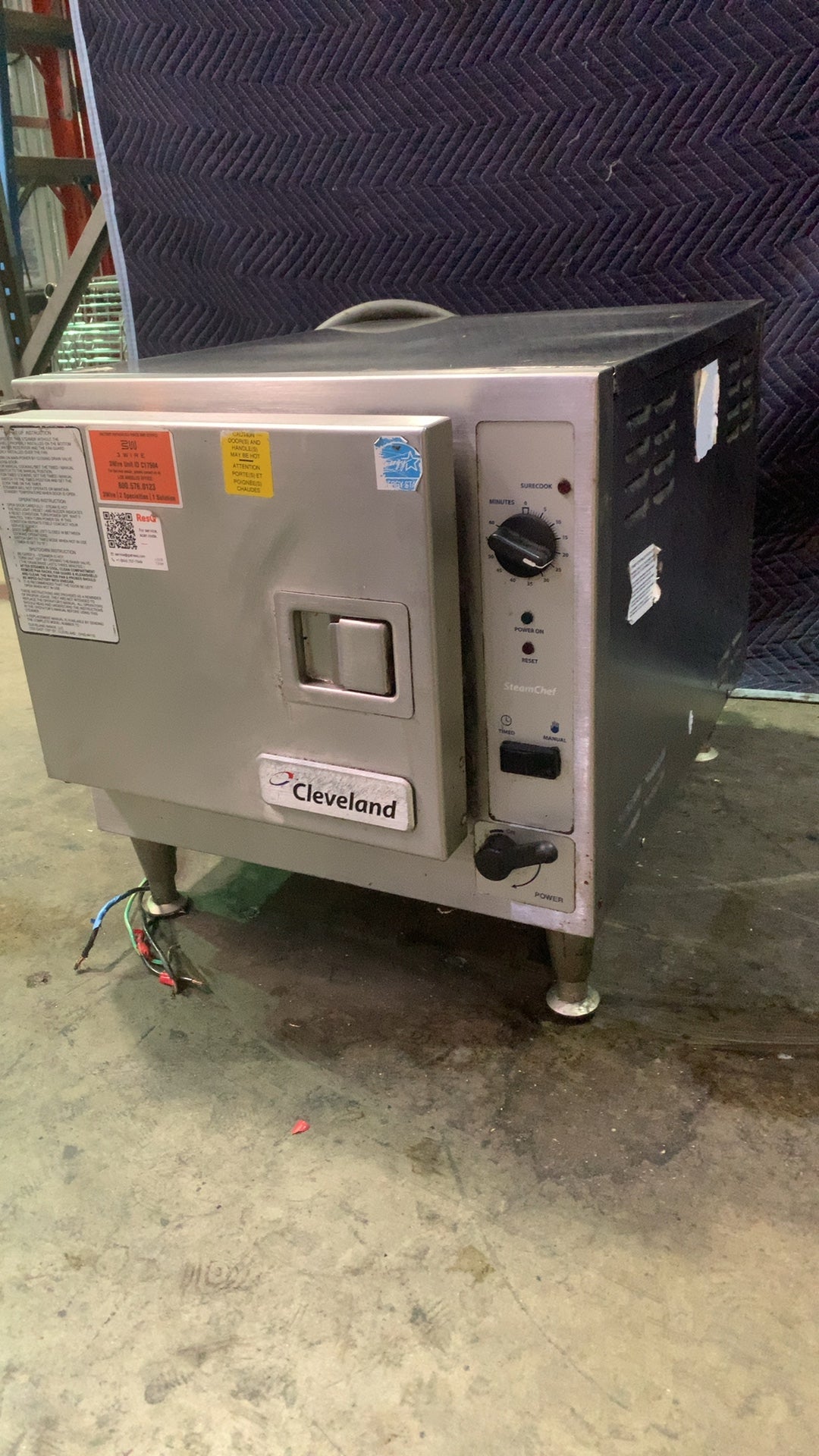 Cleveland 22CET3.1 Steamer, Countertop Electric 3 Phase
