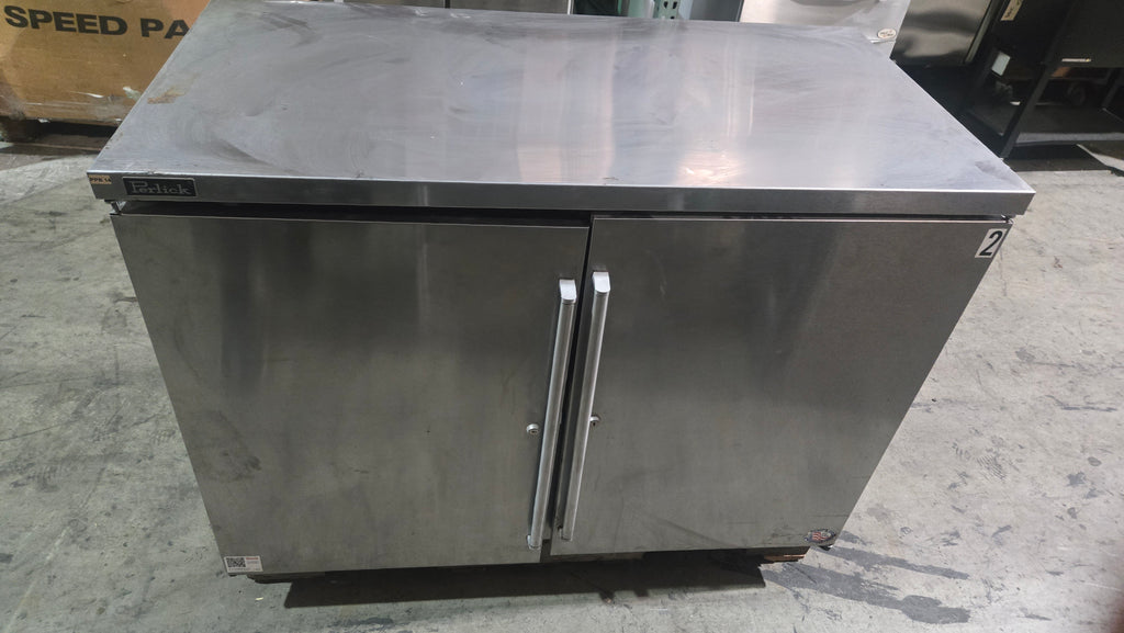 Perlick BBR48-O Refrigerator, Back Bar, Under Counter 2 Solid Swing Doors Stainless Steel 115V