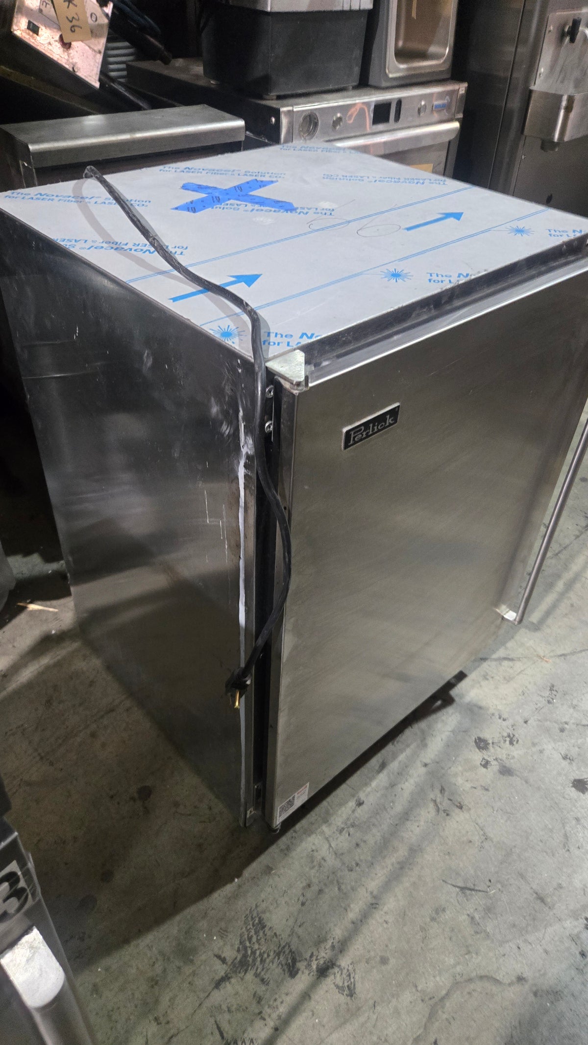 Perlick HC24FS Freezer, UnderCounter, Single Solid Swing Door, Stainless