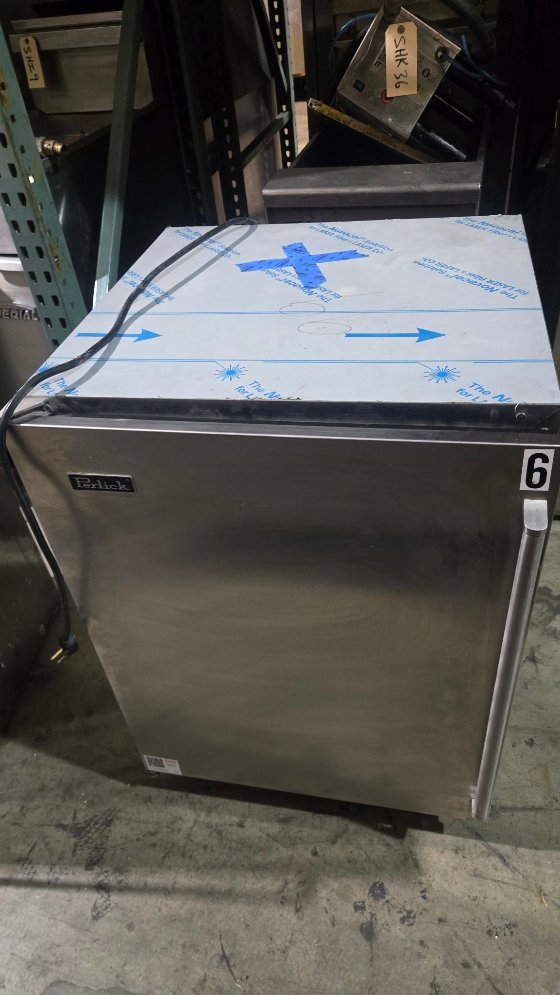 Perlick HC24FS Freezer, UnderCounter, Single Solid Swing Door, Stainless