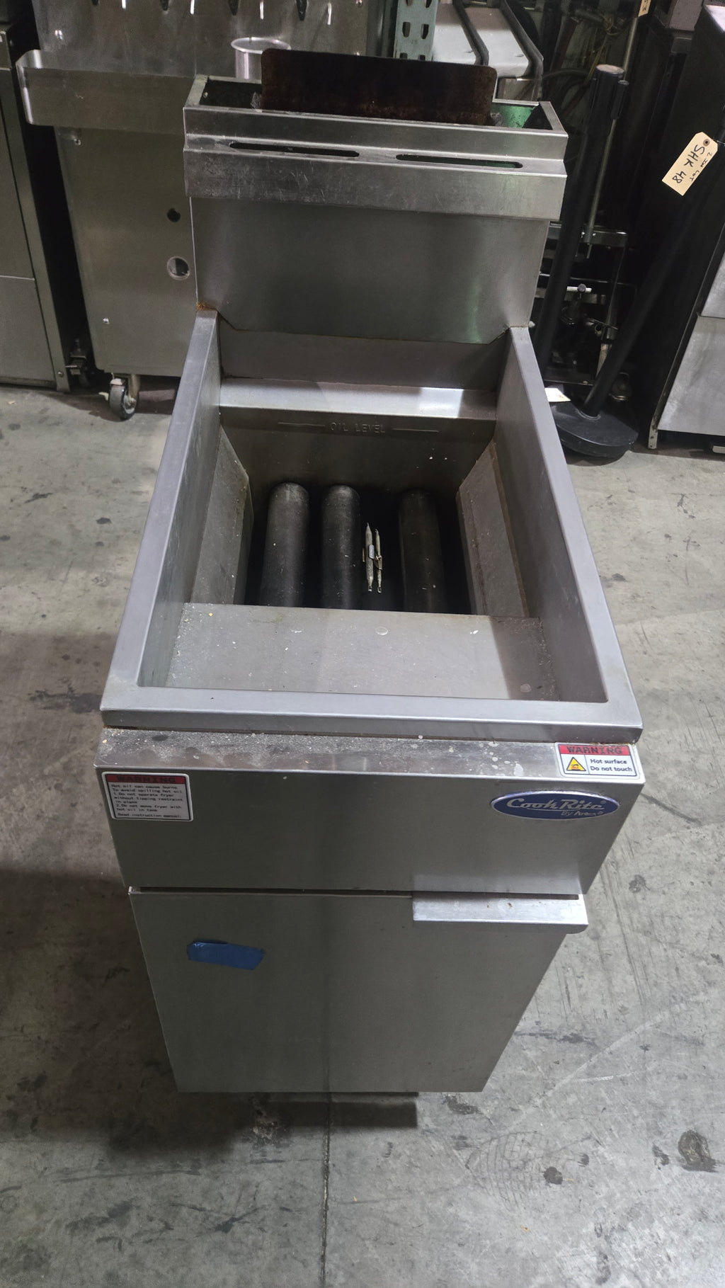 YINDU KITCHEN EQUIPMENT Co., Ltd. ATFS-35ES Fryer, Vertical Type Gas 66,000 BTU/HR Input, On Wheels