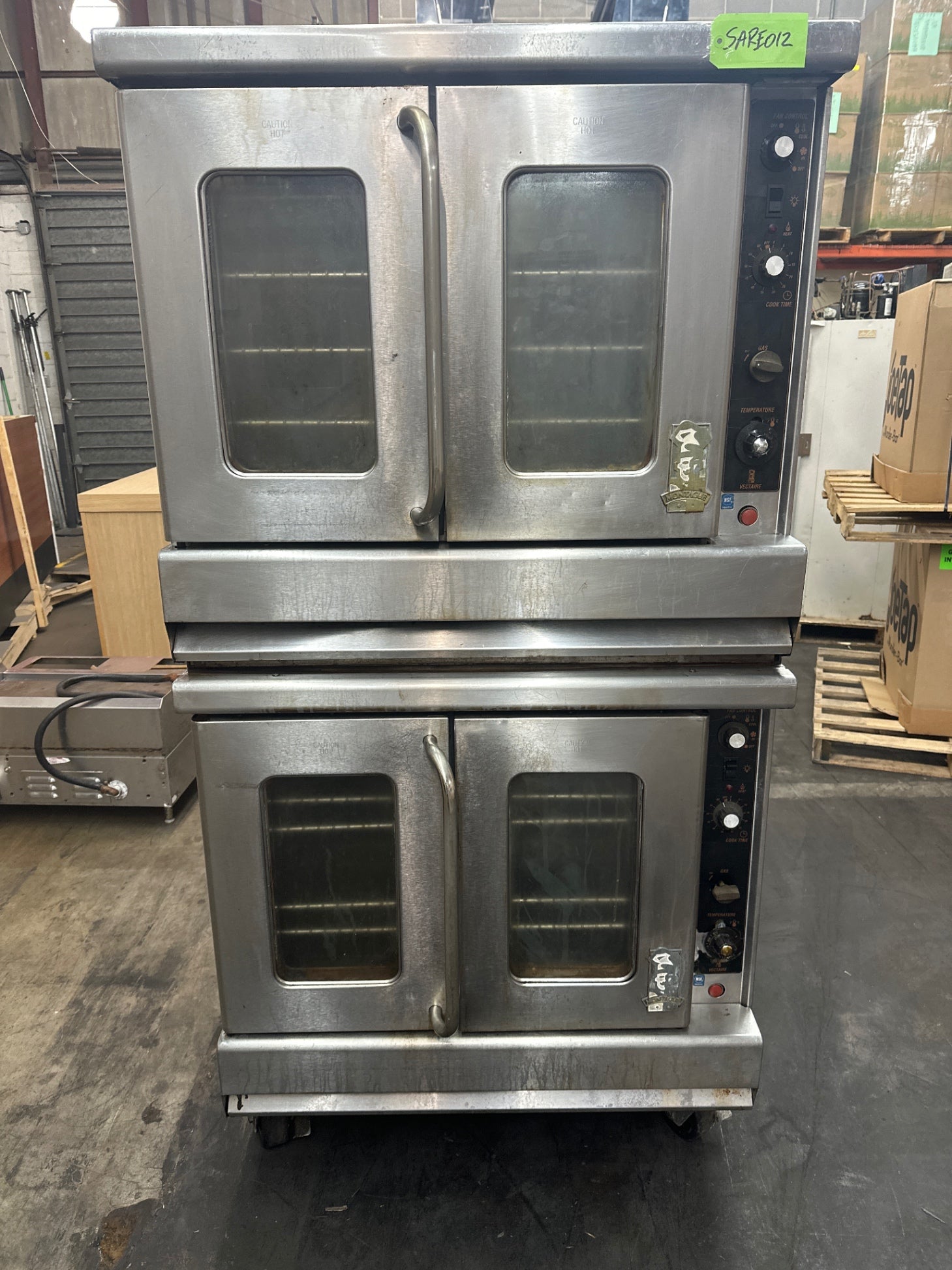 Montague Double Stacked Gas Convection Oven