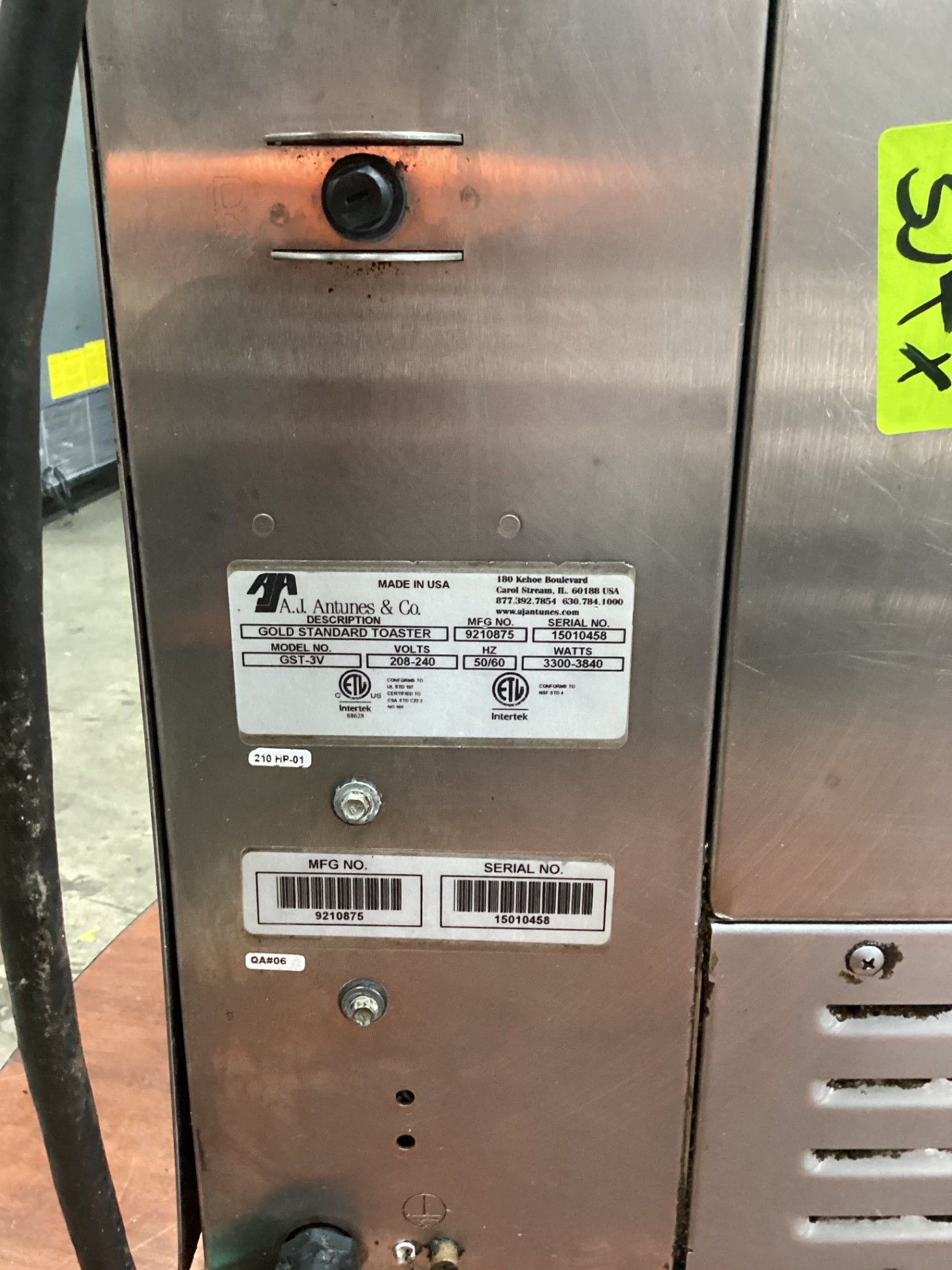 Antunes GST-3V Bun Toaster