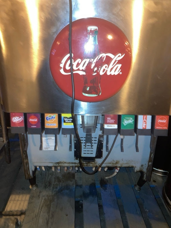 Lancer 41930 Fountain Drink Dispenser w/ Ice Storage, Countertop, 8 Flavors