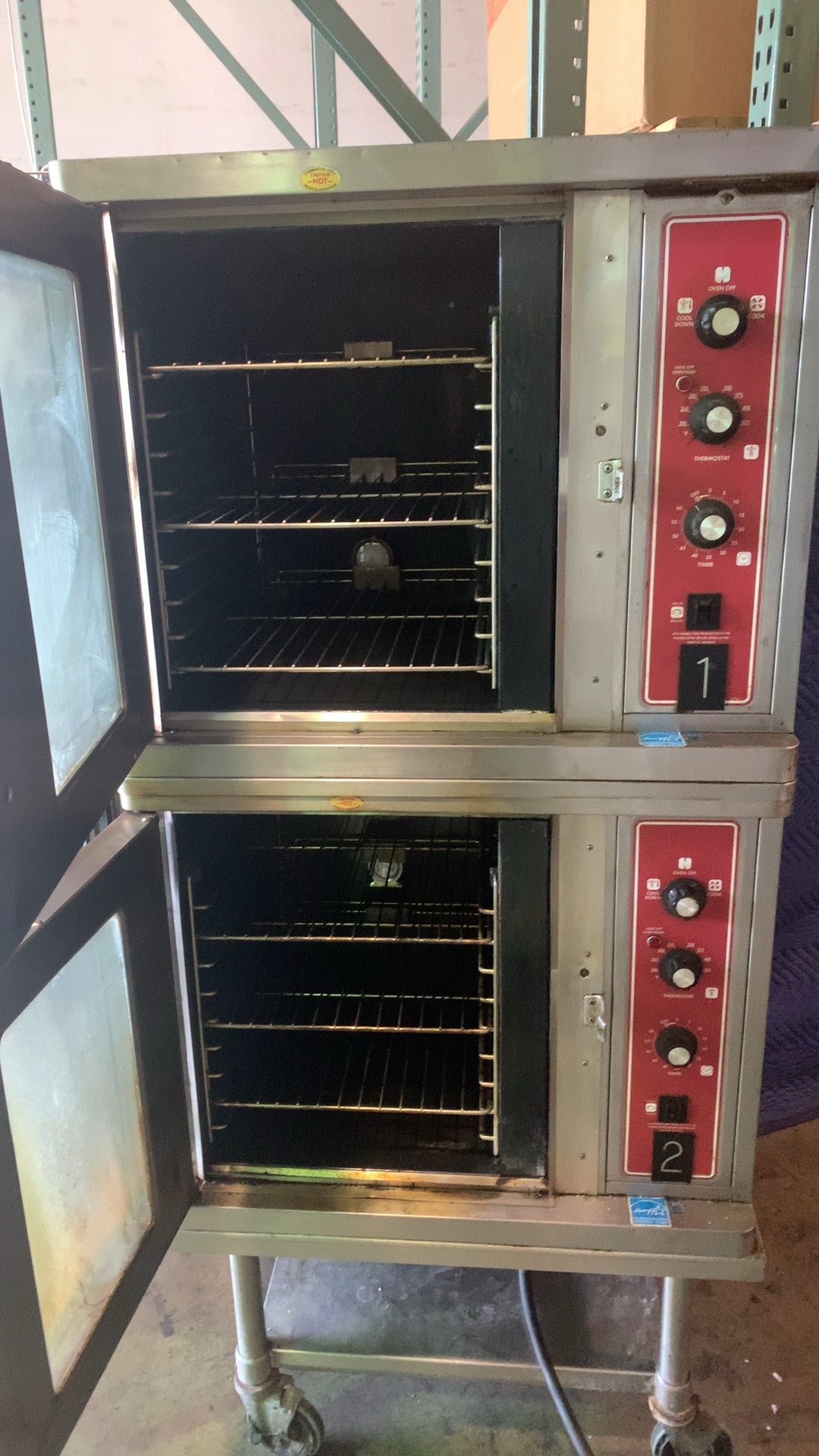 BLODGETT CTB-1/CTBR-1 Convection Oven, Double Deck Electric 1 or 3 Phase Solid State Controls
