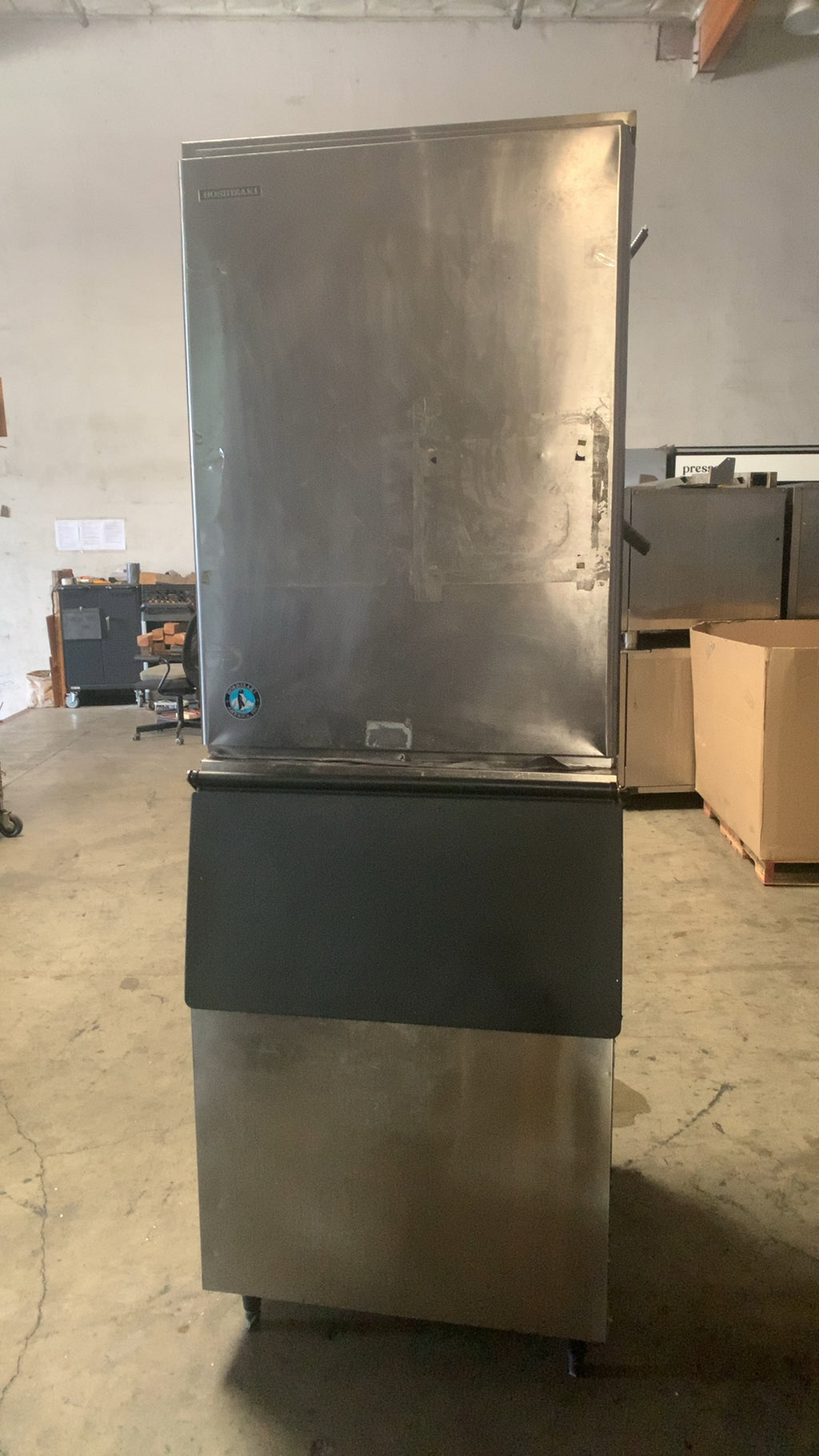 Hoshizaki KM-1340MRJ Ice Maker, Modular with Ice Storage Bin Stainless Steel