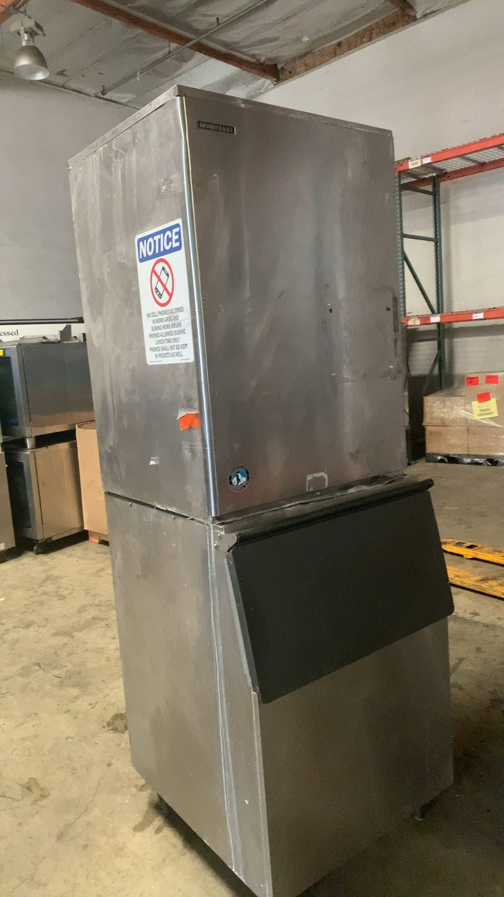 Hoshizaki KM-1340MRJ Ice Maker, Modular with Ice Storage Bin Stainless Steel
