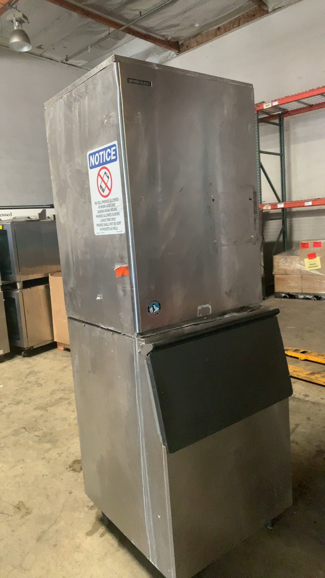 Hoshizaki KM-1340MRJ Ice Maker, Modular with Ice Storage Bin Stainless Steel