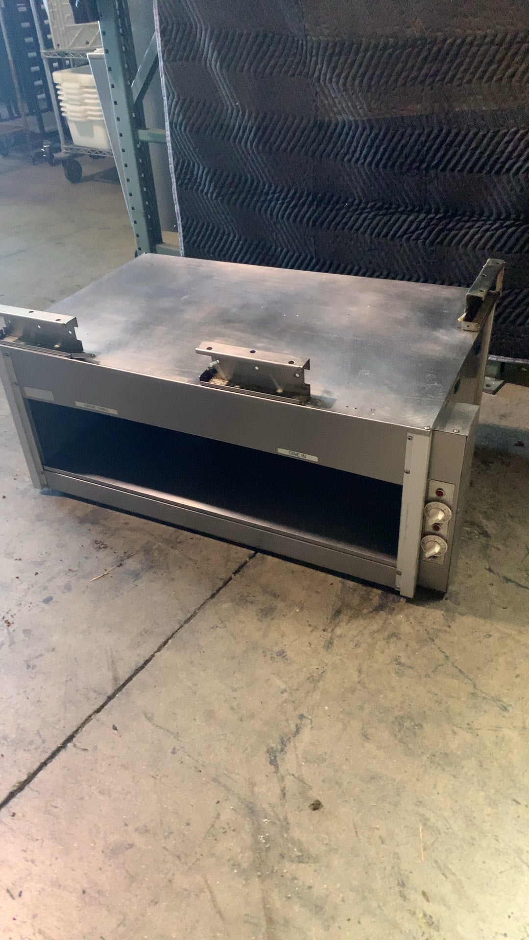 Heated Pass-Through Holding Cabinet Food Warmer, Countertop, Pass-Through Temperature Controls