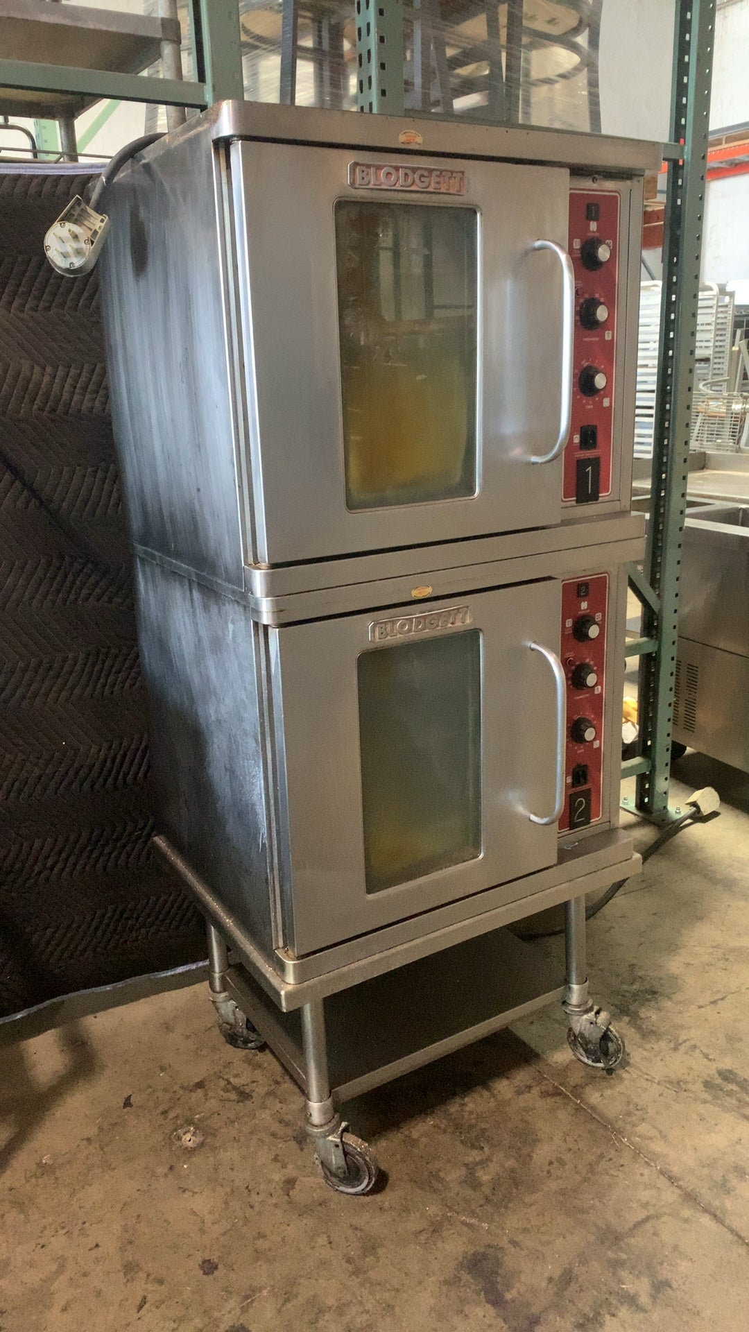 Blodgett DFG-100 Convection Oven, Double Stack 2 Glass Swing Doors