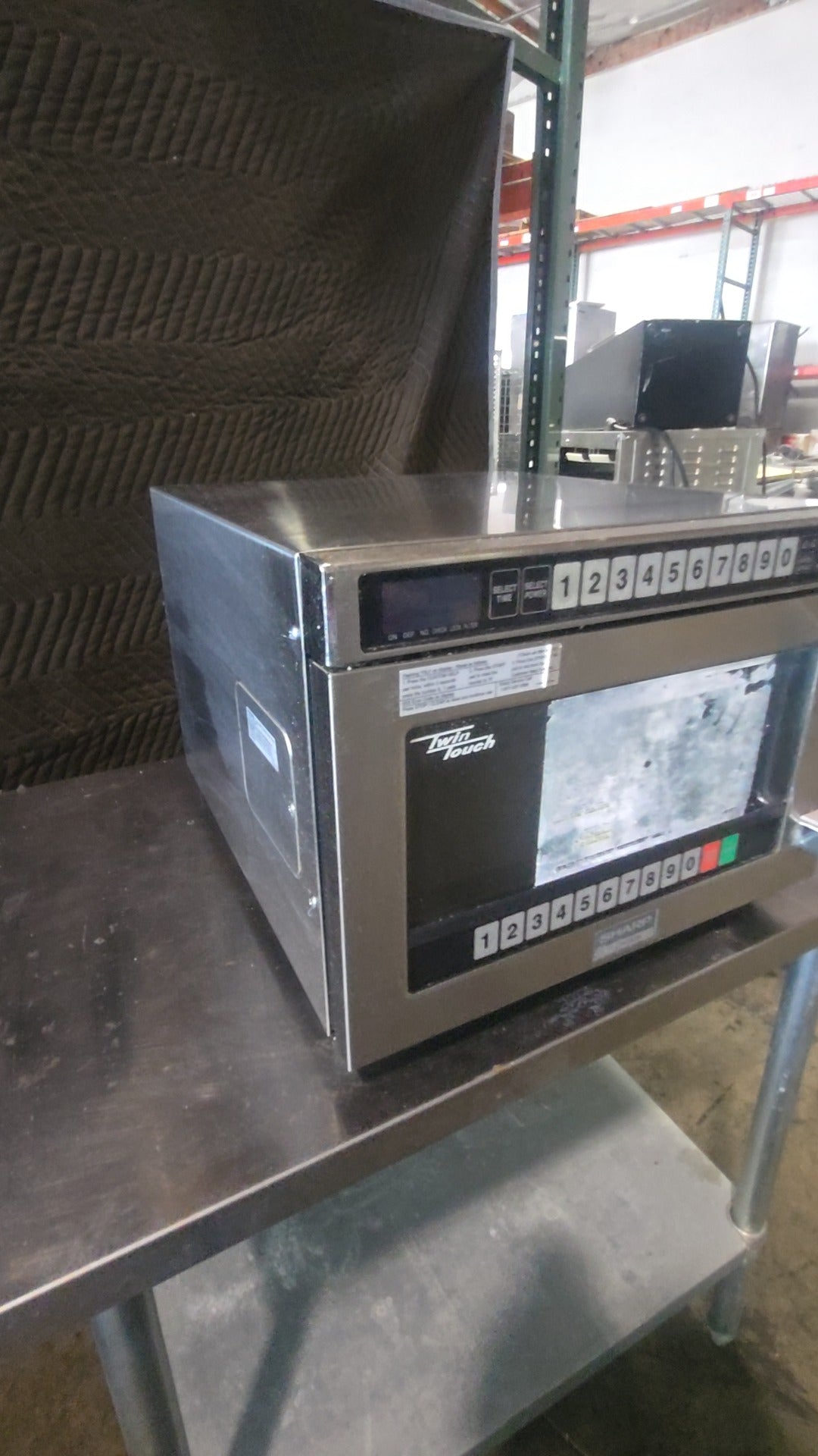 SHARP R-CD1800M Commercial Microwave Oven, Countertop 2.7kW 1.8kW Output Stainless Steel