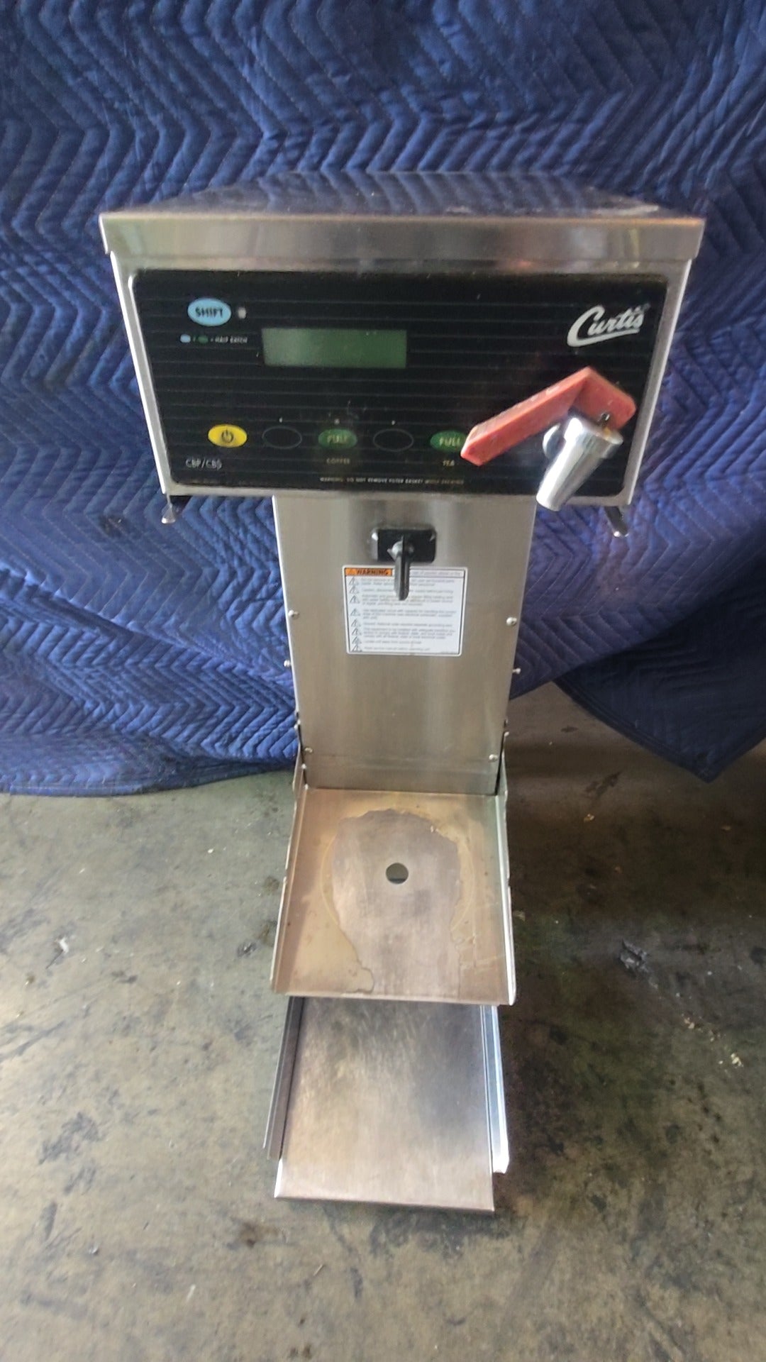 Curtis CBS10029 Tea Brewer, Commercial Digital Control Panel Stainless Steel