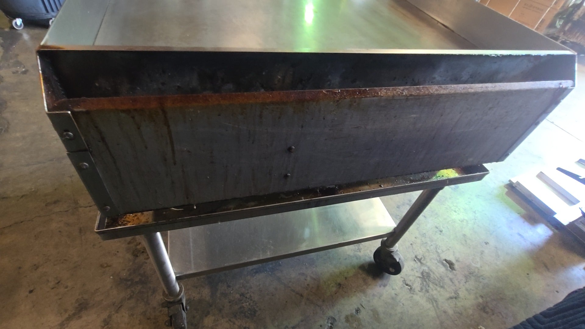 JADE JST-48 Griddle, Commercial 4 Burner On Mobile Stand