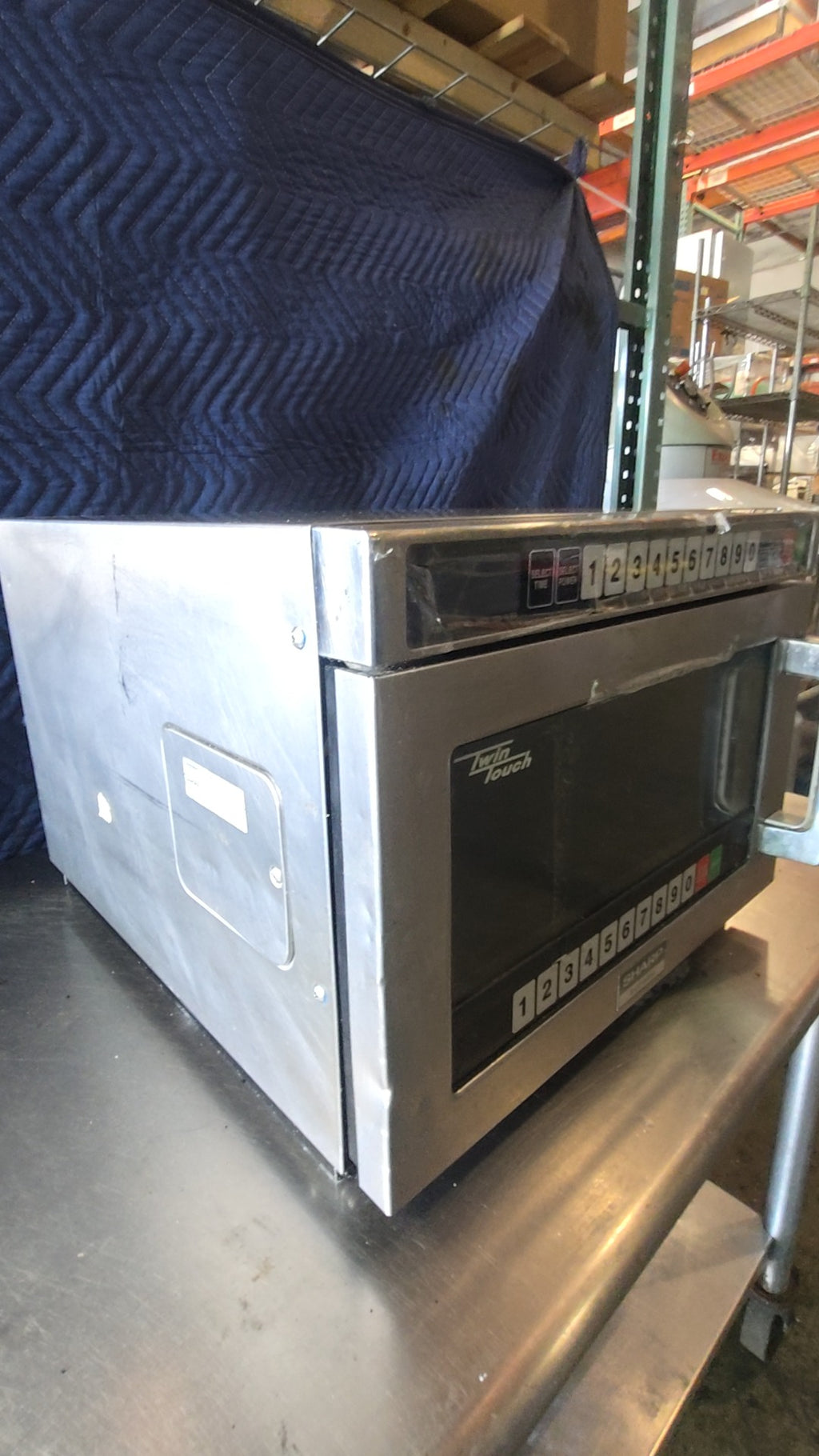 Sharp R-CD1800M Microwave Oven, Commercial Twin Touch 208/230V 2.7kW Stainless Steel