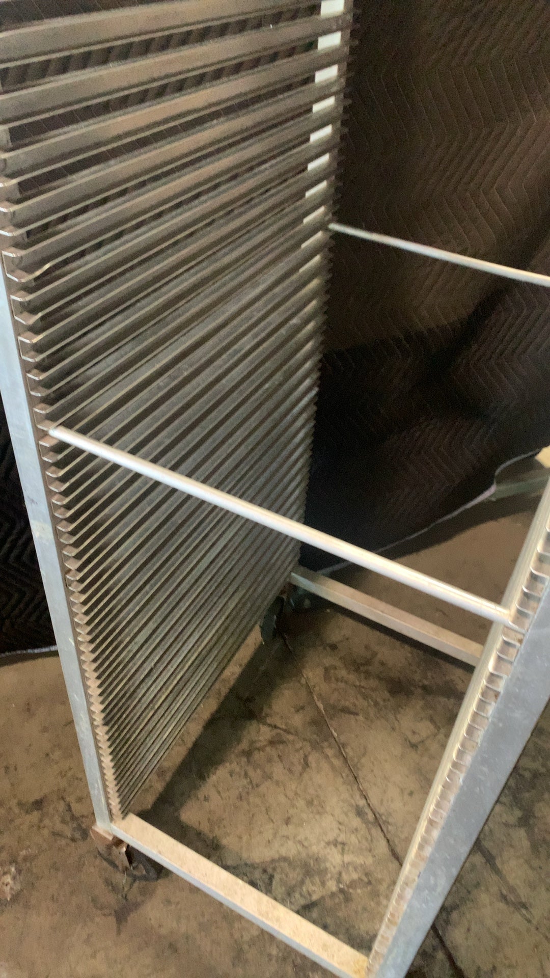 Standard Full Height Sheet Pan Rack, Mobile, Full Height Aluminum Construction, 2-Sided Loading