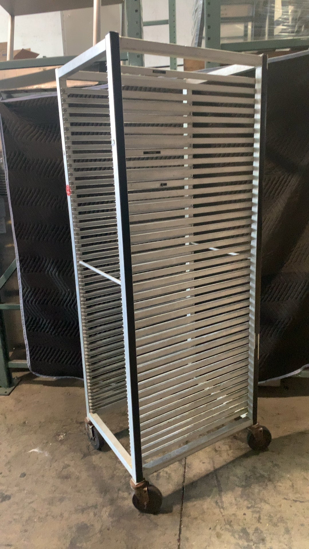 Standard Full Height Sheet Pan Rack, Mobile, Full Height Aluminum Construction, 2-Sided Loading