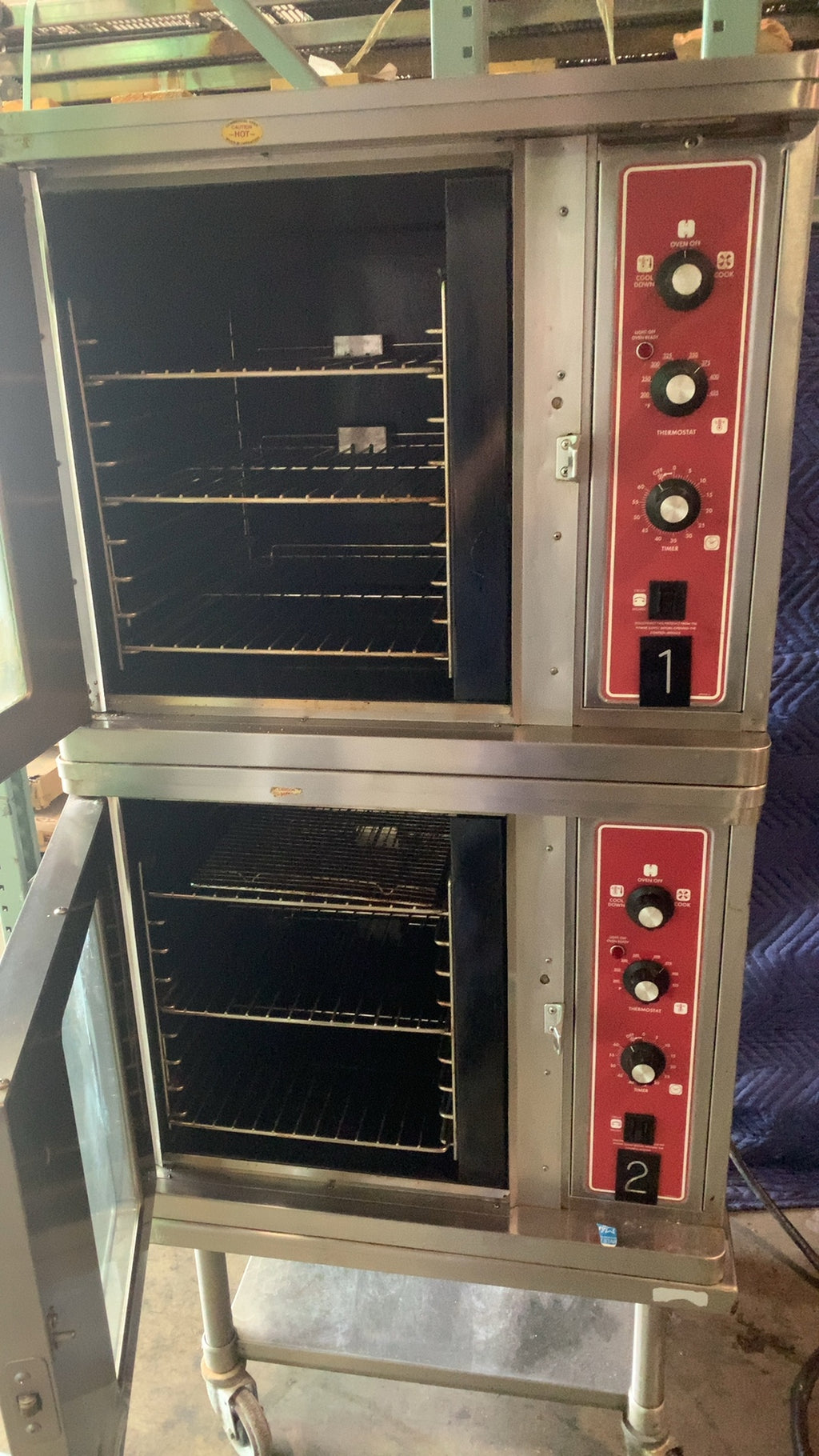 BLODGETT MARK V Convection Oven, Double Deck Electric, On Casters