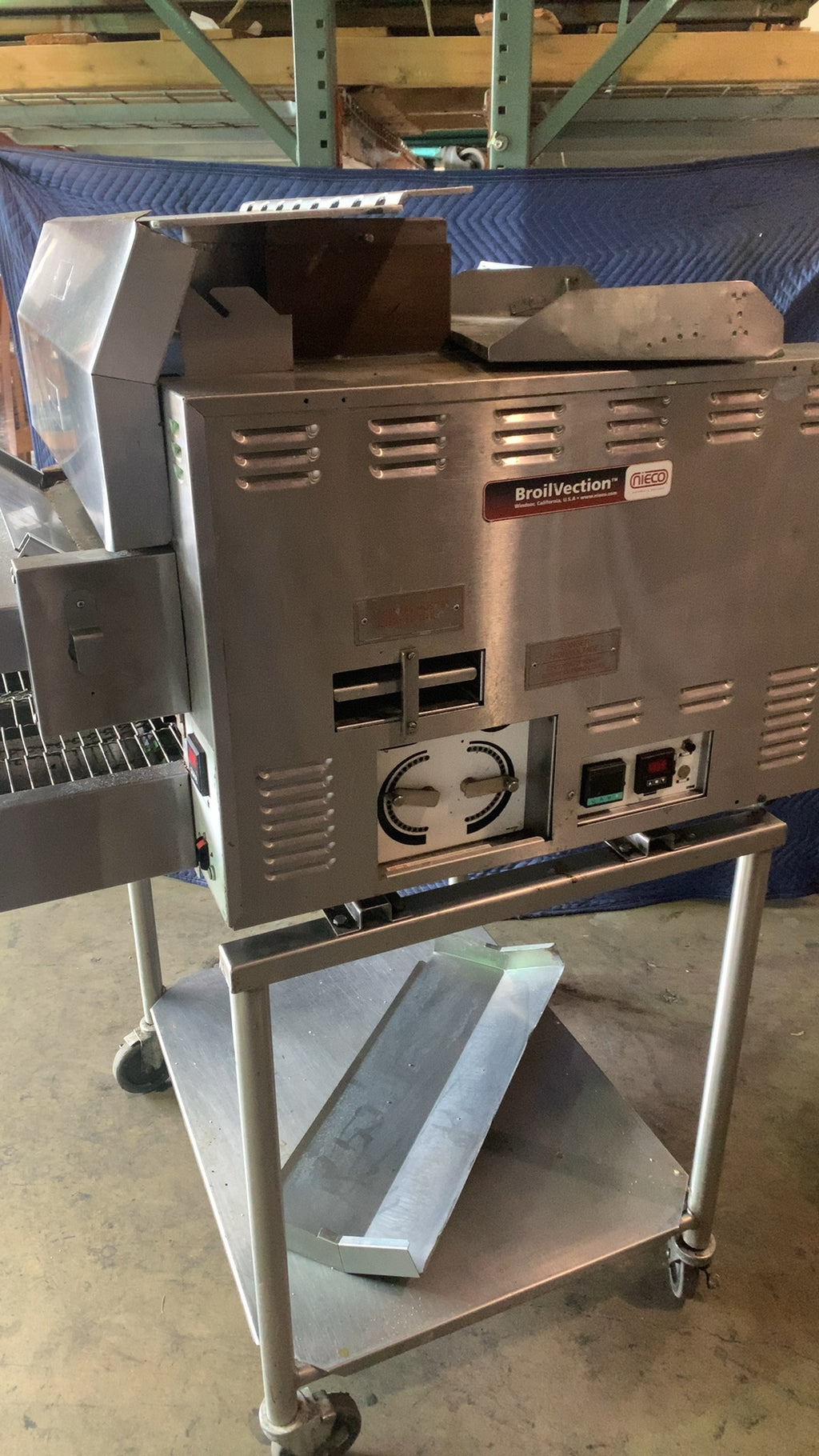 Nieco JF143G Broiler, Conveyor Natural Gas Electric Power