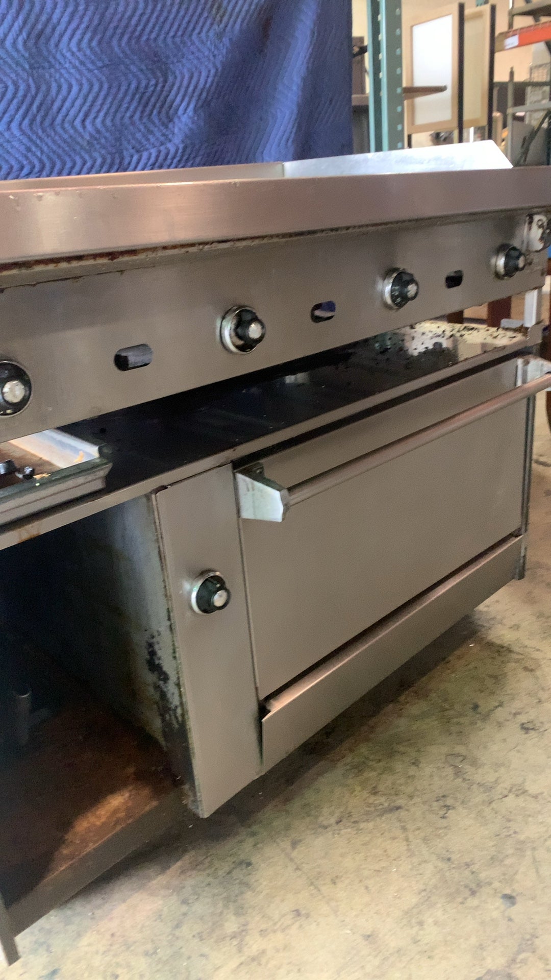 Commercial Griddle Series Griddle, Oven, Commercial Gas With Stand