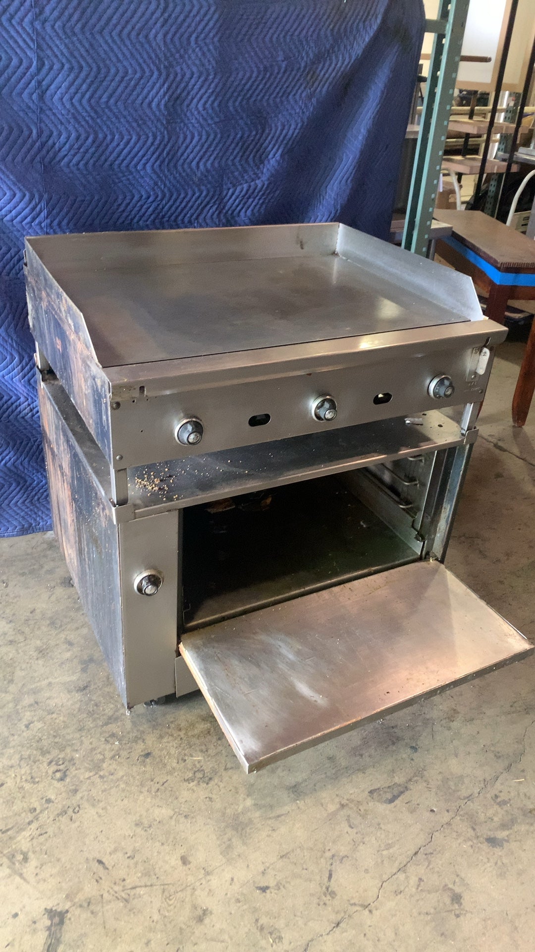 Jade Range JTRG-36 Griddle, with Oven Base 3 Burners
