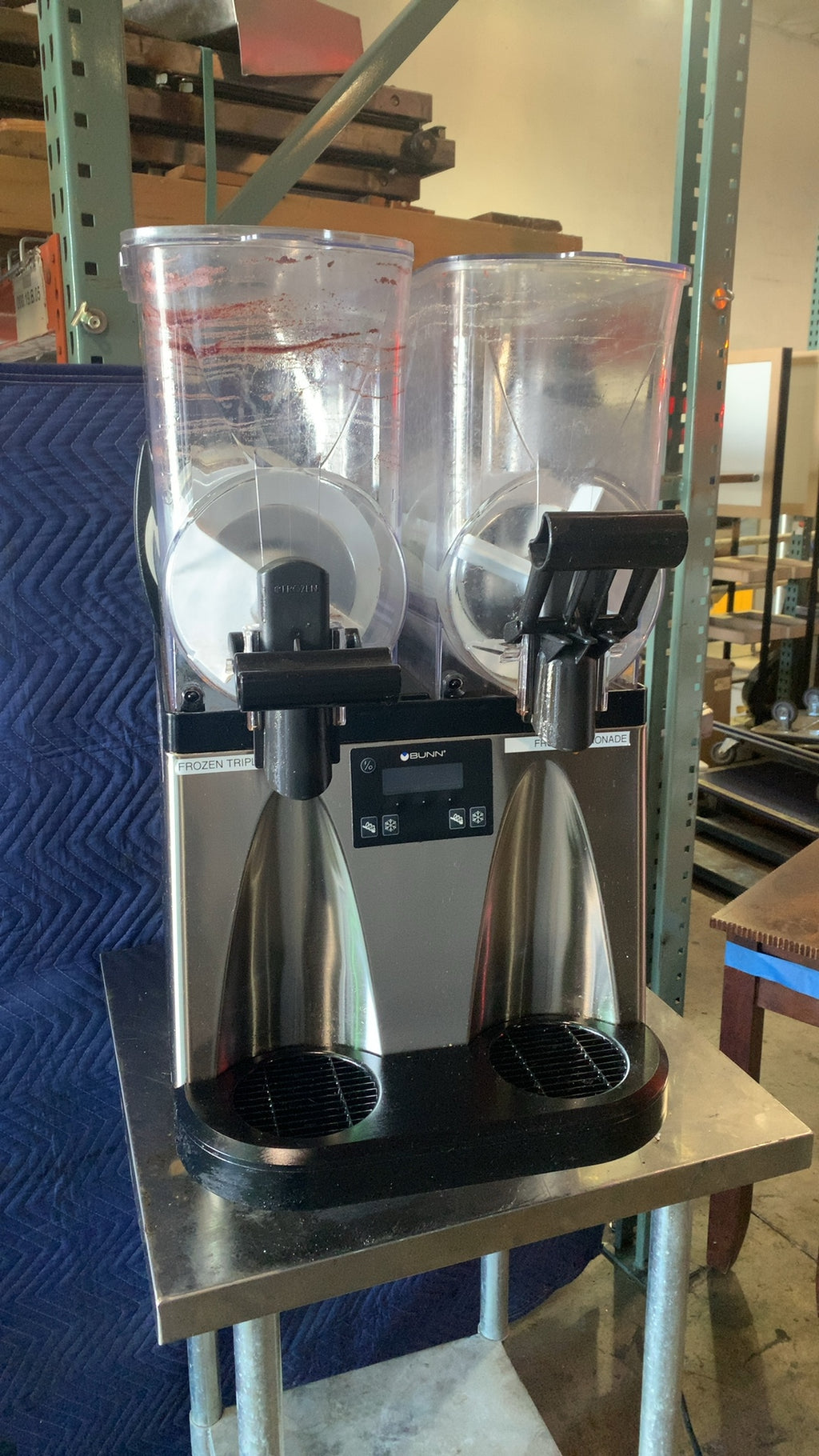BUNN ULTRA NX, BA 120V BLK/SST Frozen Beverage Machine, Double Bowl 120V Electric, Stainless Steel