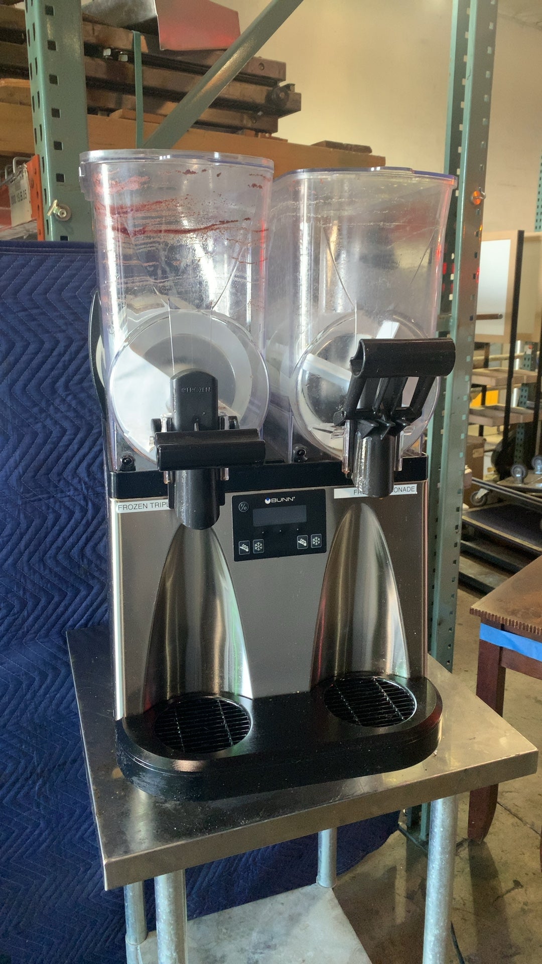 BUNN ULTRA NX, BA 120V BLK/SST Frozen Beverage Machine, Double Bowl 120V Electric, Stainless Steel