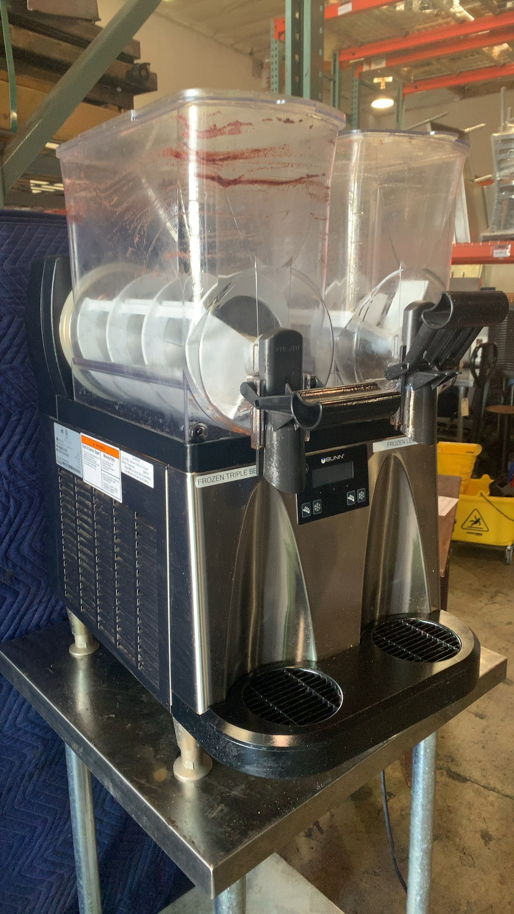 BUNN ULTRA NX, BA 120V BLK/SST Frozen Beverage Machine, Double Bowl 120V Electric, Stainless Steel