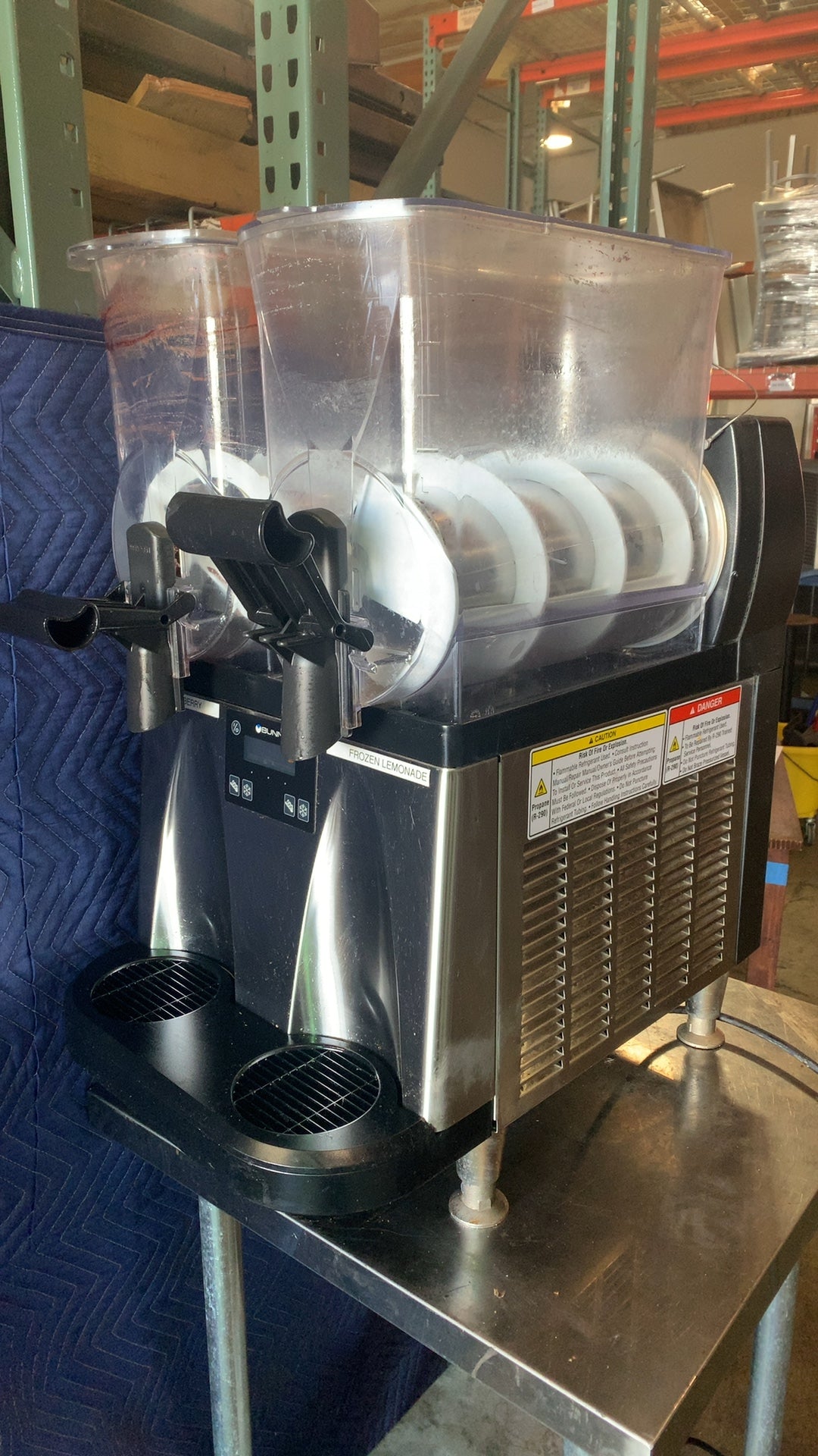 BUNN ULTRA NX, BA 120V BLK/SST Frozen Beverage Machine, Double Bowl 120V Electric, Stainless Steel