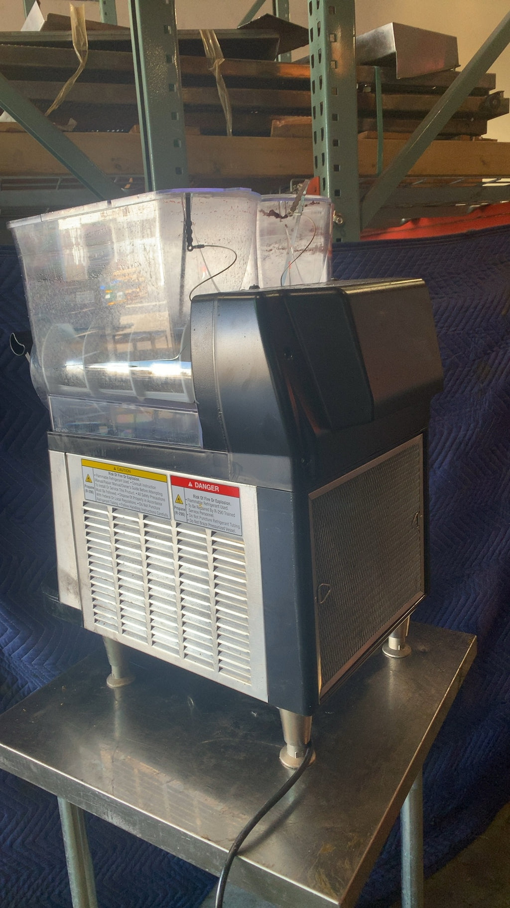BUNN ULTRA NX, BA 120V BLK/SST Frozen Beverage Machine, Double Bowl 120V Electric, Stainless Steel