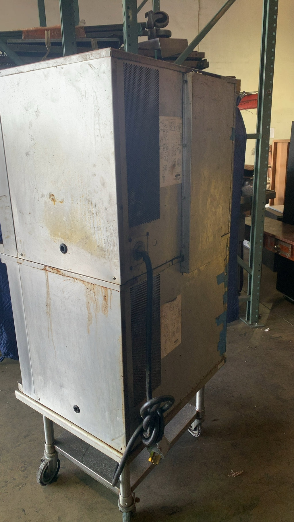 BLODGETT MARK V-2 Convection Oven, Double Deck On Mobile Stand