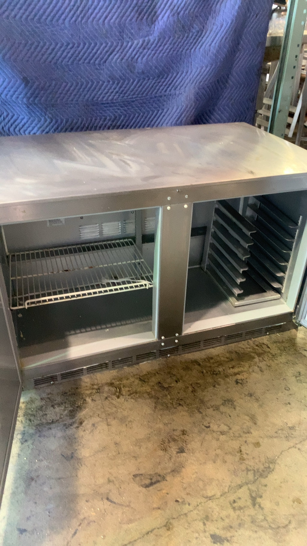 BEVERAGE-AIR CORPORATION UCR48A Refrigerator, Undercounter 2-Door Stainless Steel