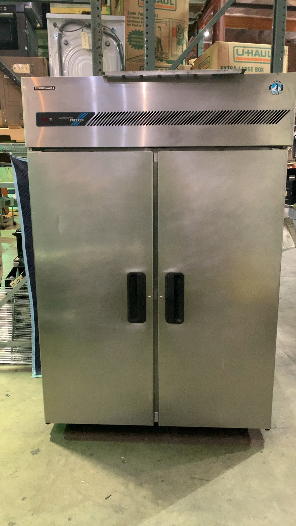 HOSHIZAKI FH2-AAC Freezer, Upright Commercial Two Solid Doors Stainless Steel Exterior 115V 1 Phase 15.5 Amps